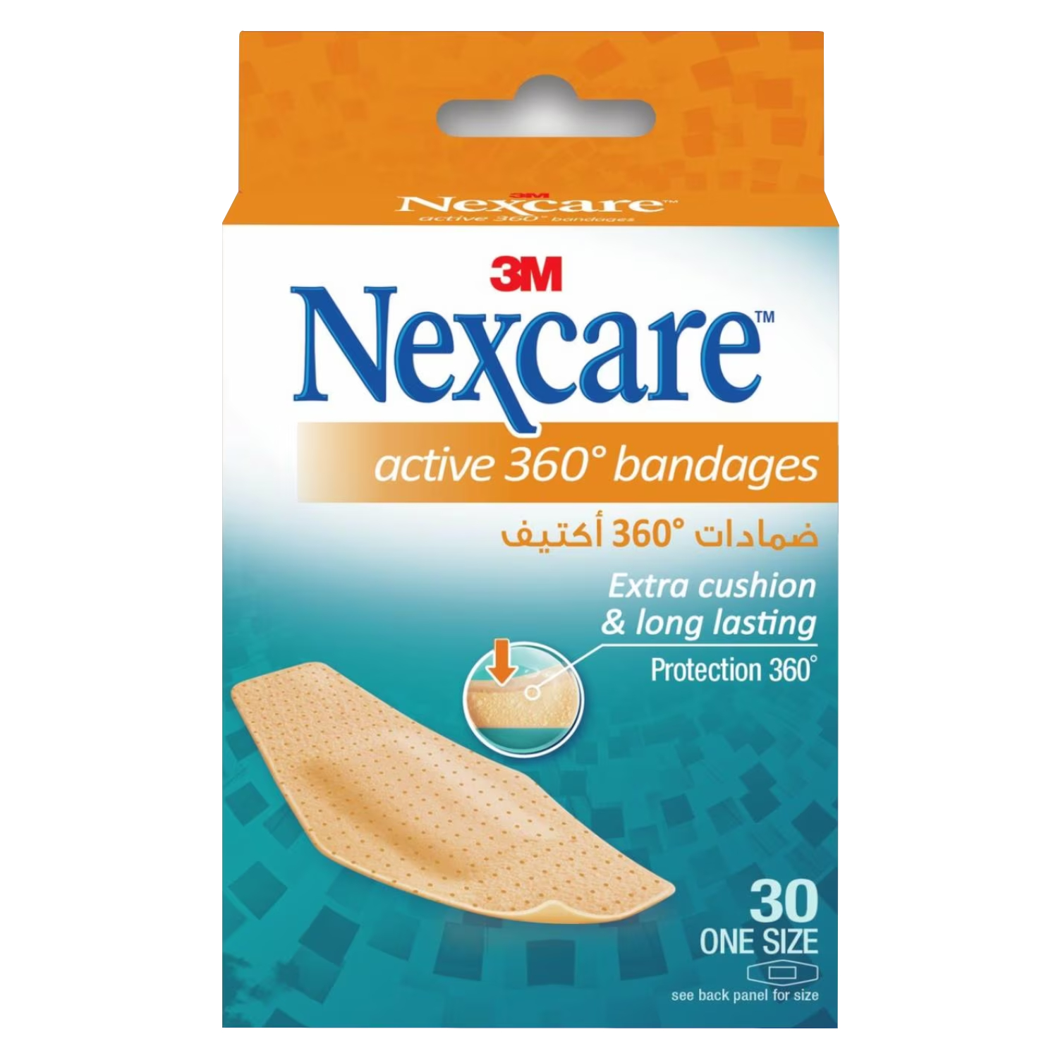 3M Nexcare 360° Active Strips Bandages, Pack of 30's