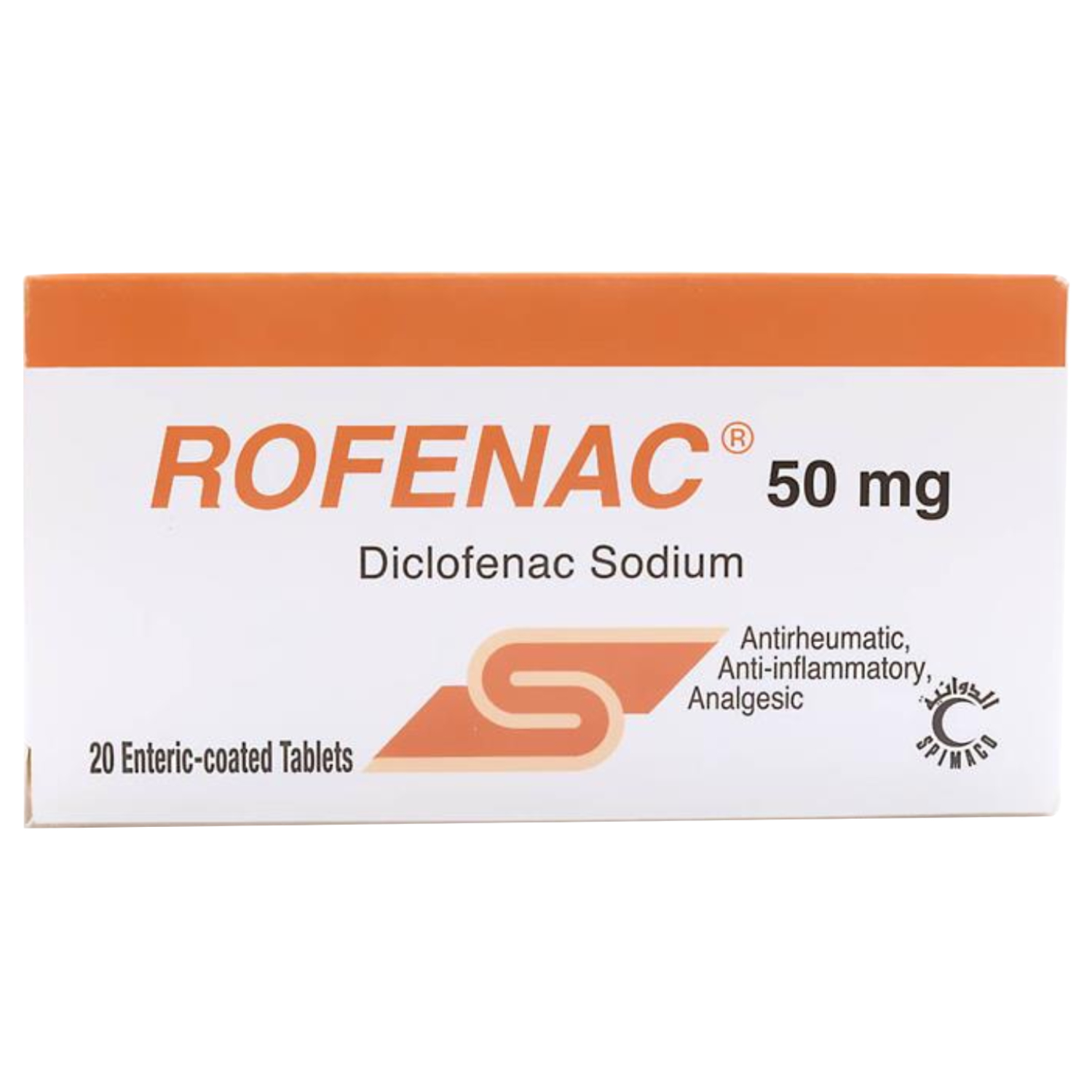 Rofenac 50mg Enteric-Coated Tablets 20's
