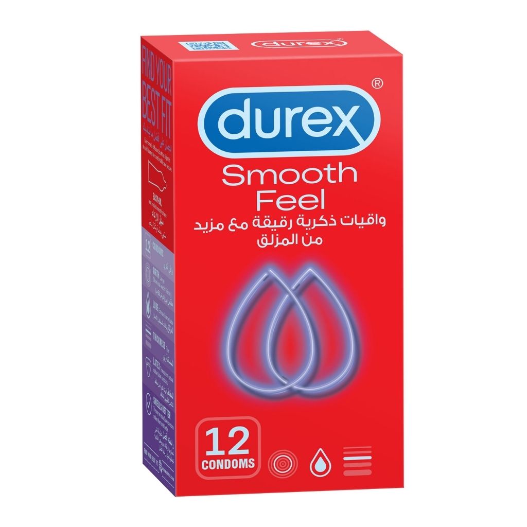 Durex Feel Smooth Condoms 12s