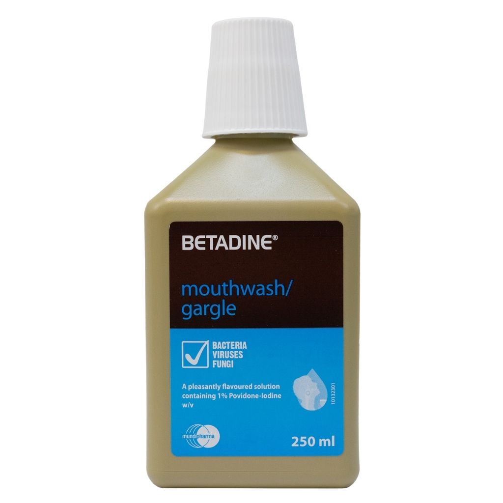 Betadine Mouthwash/Gargle 250ml