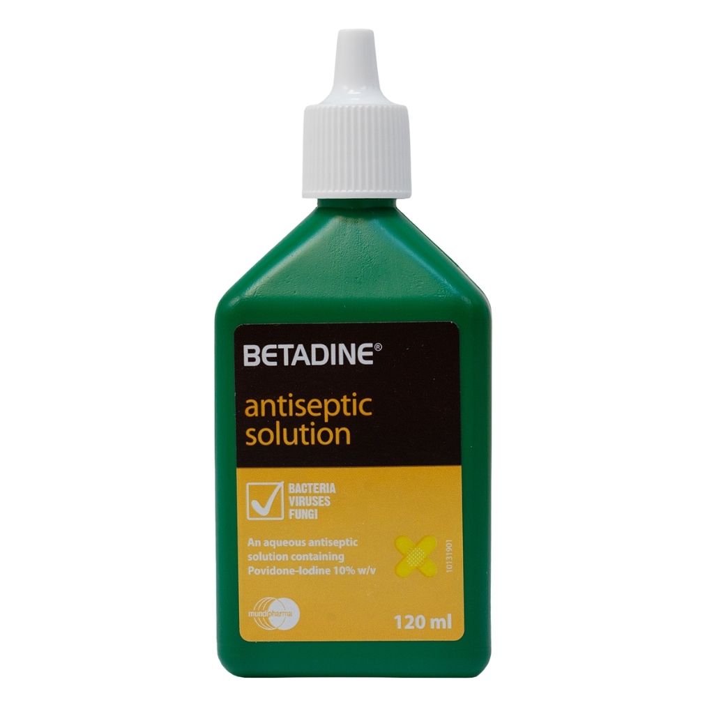 Betadine Povidone-iodine Antiseptic Solution 120ml