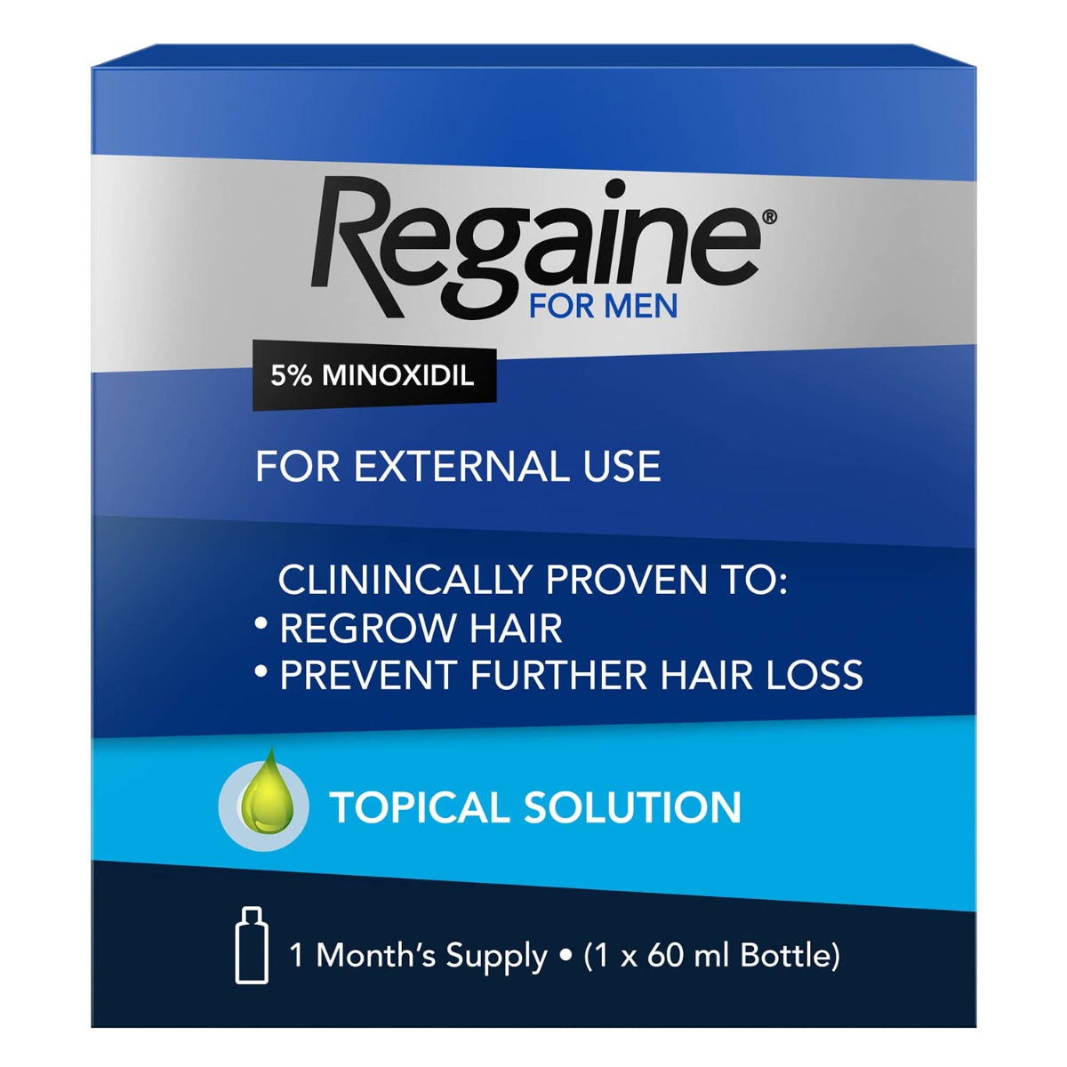 Regaine 5% Minoxidil Solution For Men 60ml