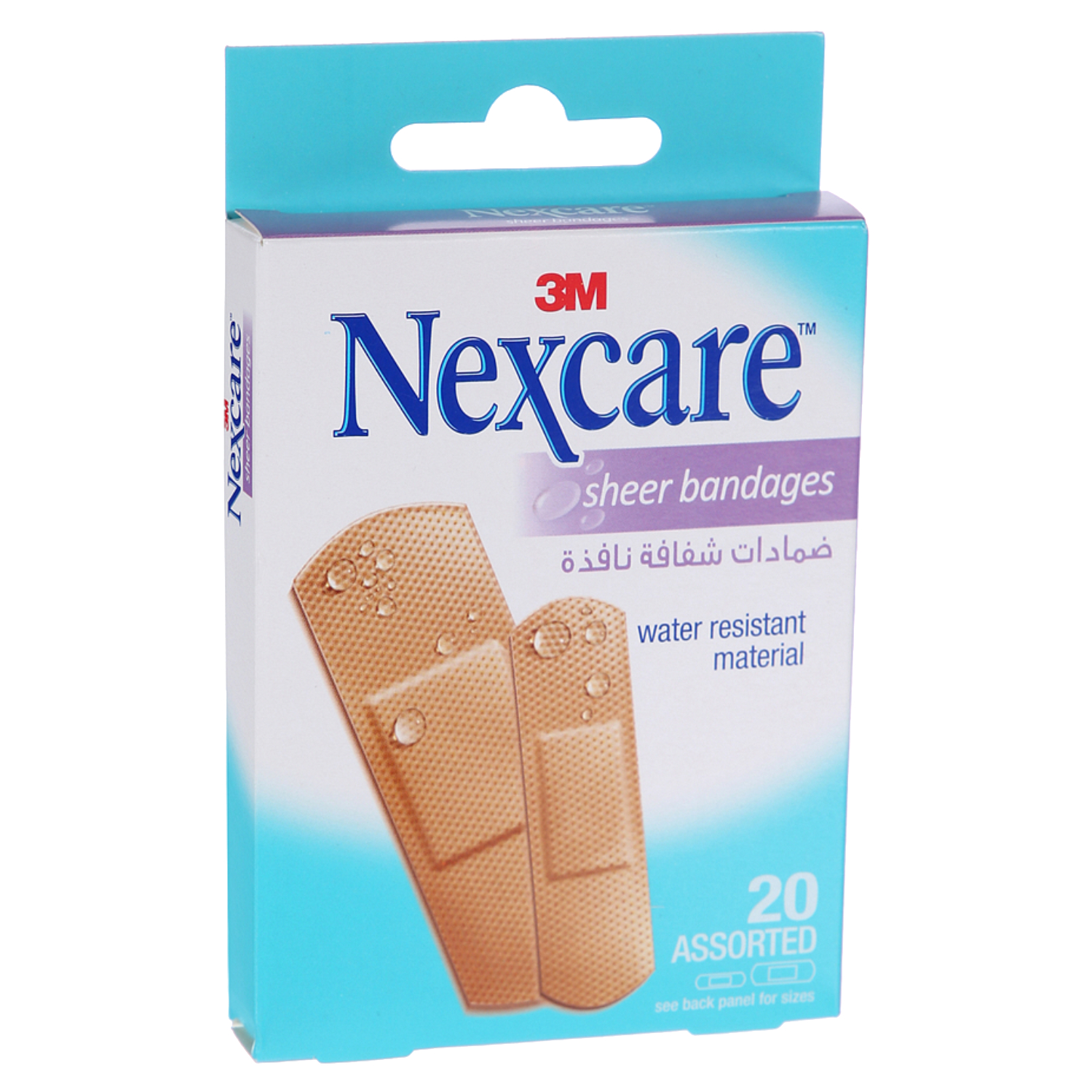 3M Nexcare Sheer Bandages Assorted 20's