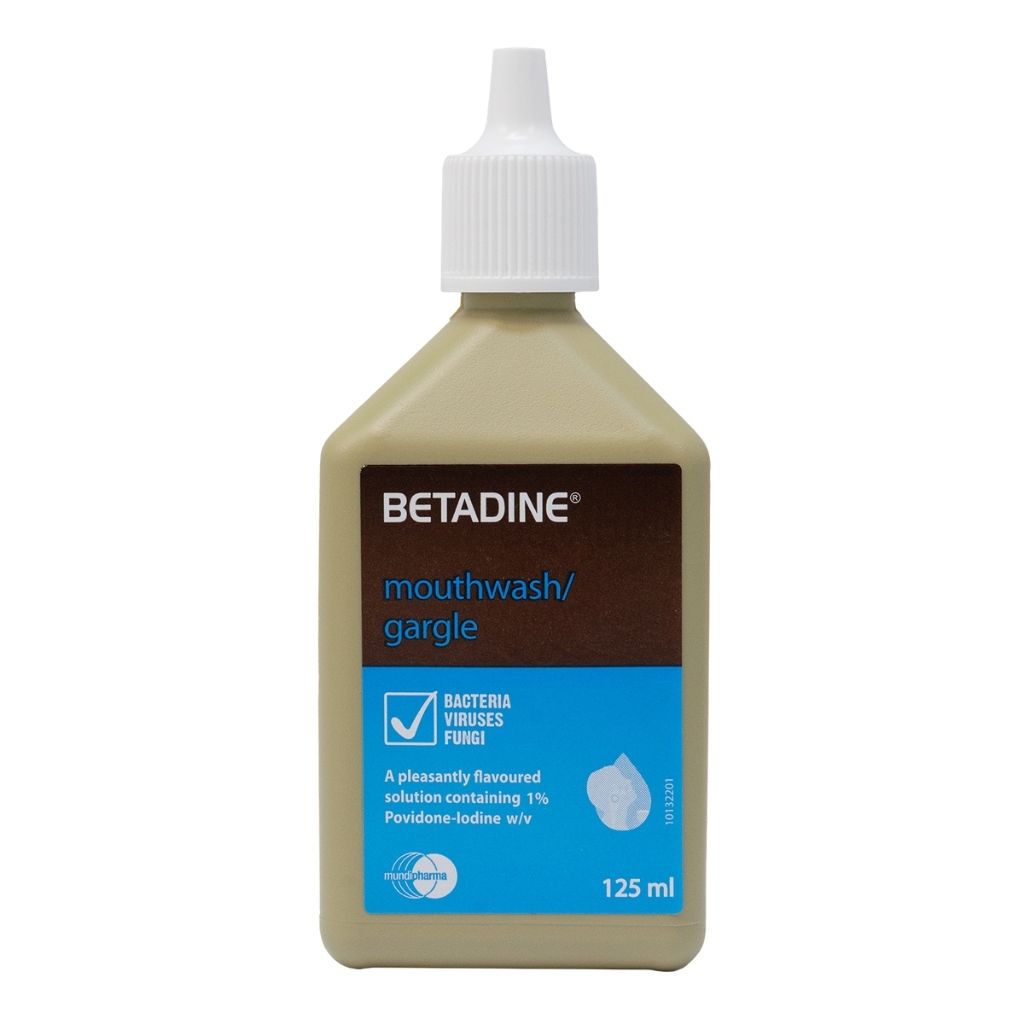 Betadine Mouthwash/Gargle 125ml