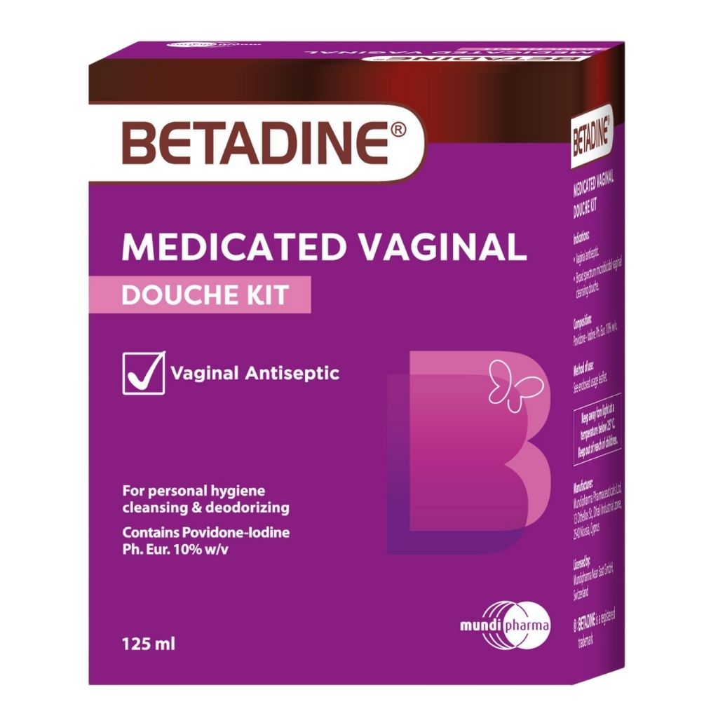 Betadine Medicated Vaginal Douche Kit