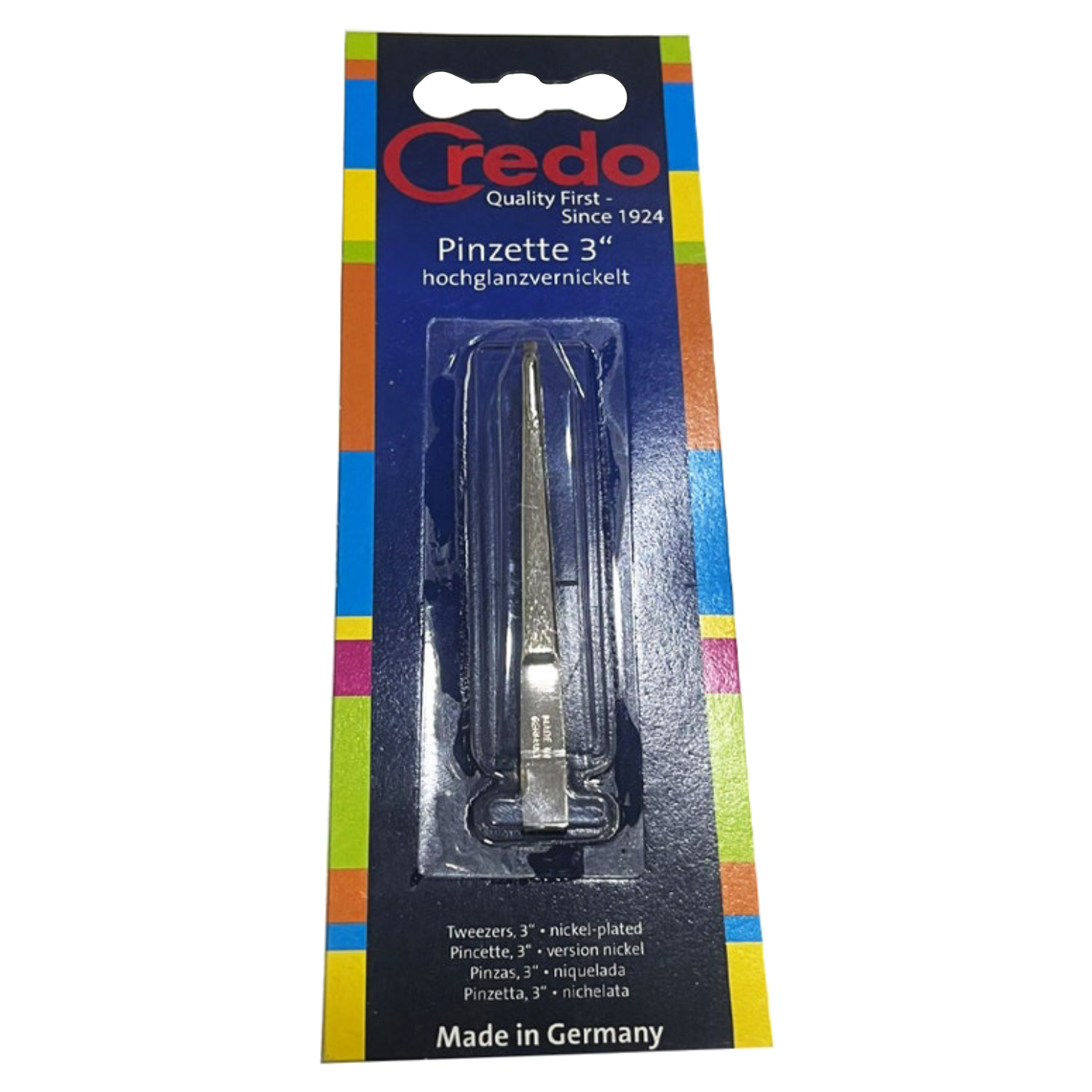 Credo Solingen 3 Tweezers Straight
