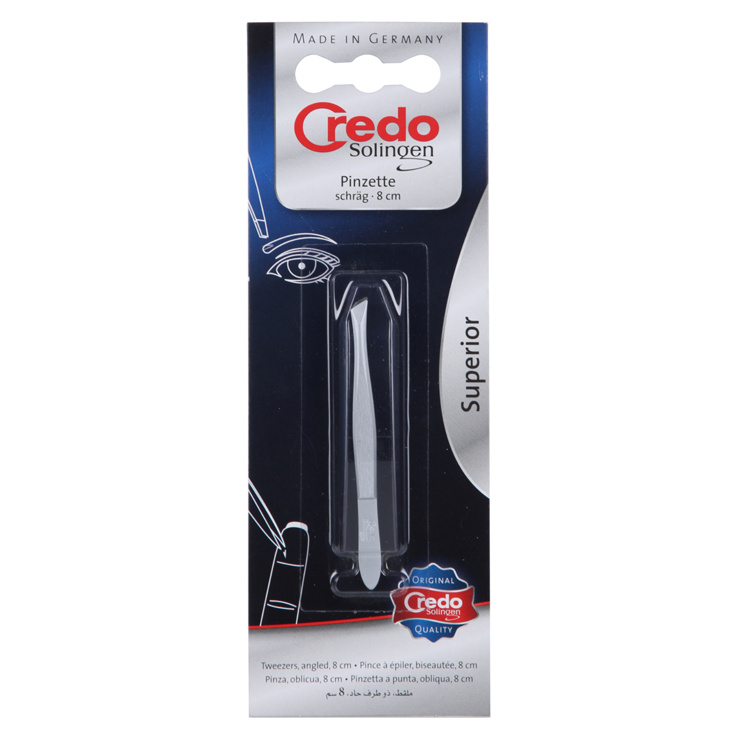 Credo Solingen 3 Tweezers Lopsided