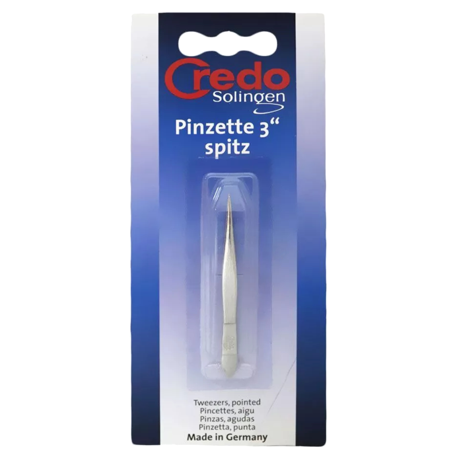 Credo Solingen 3 Tweezers Pointed