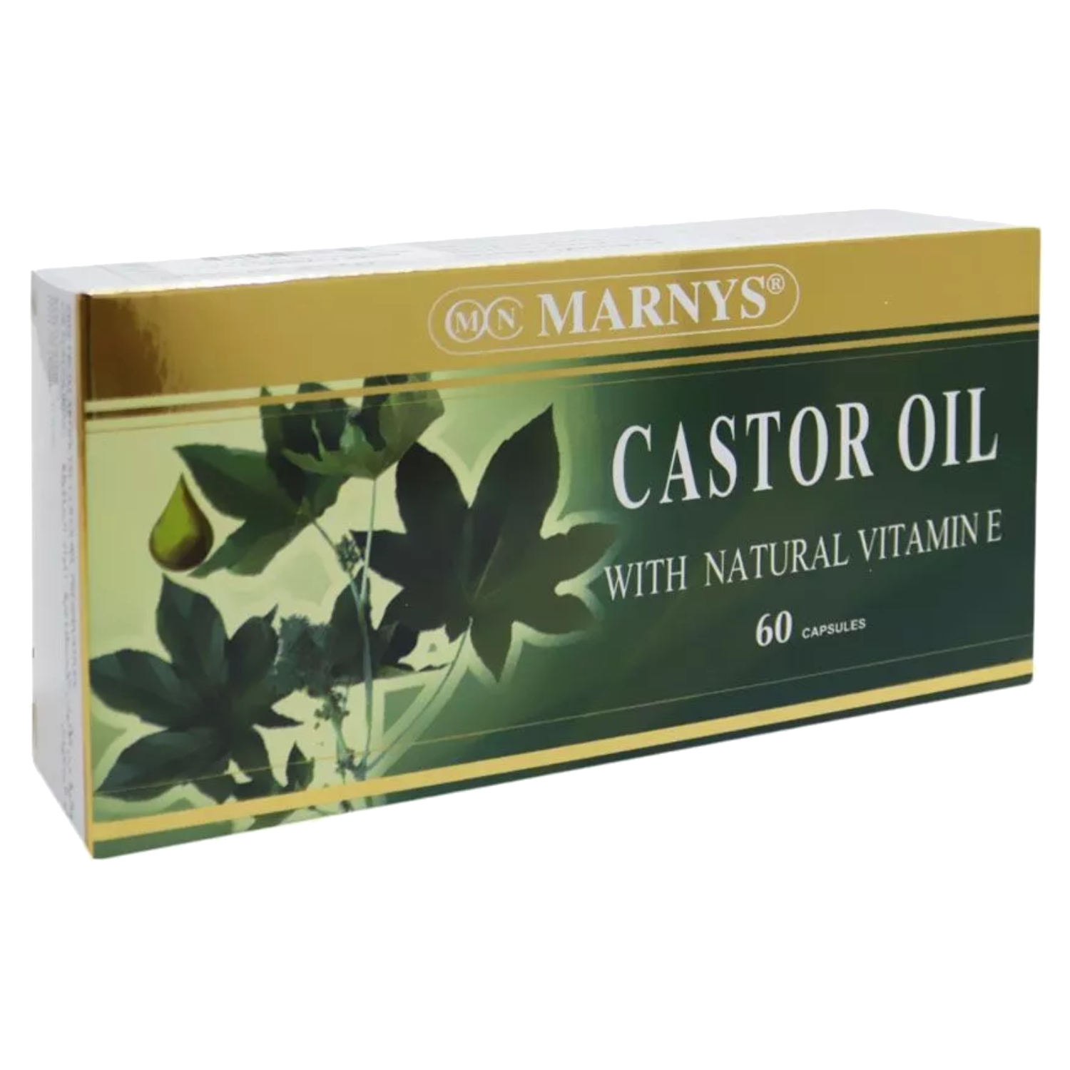 Marnys Castor Oil Capsules For Constipation, Pack of 60's