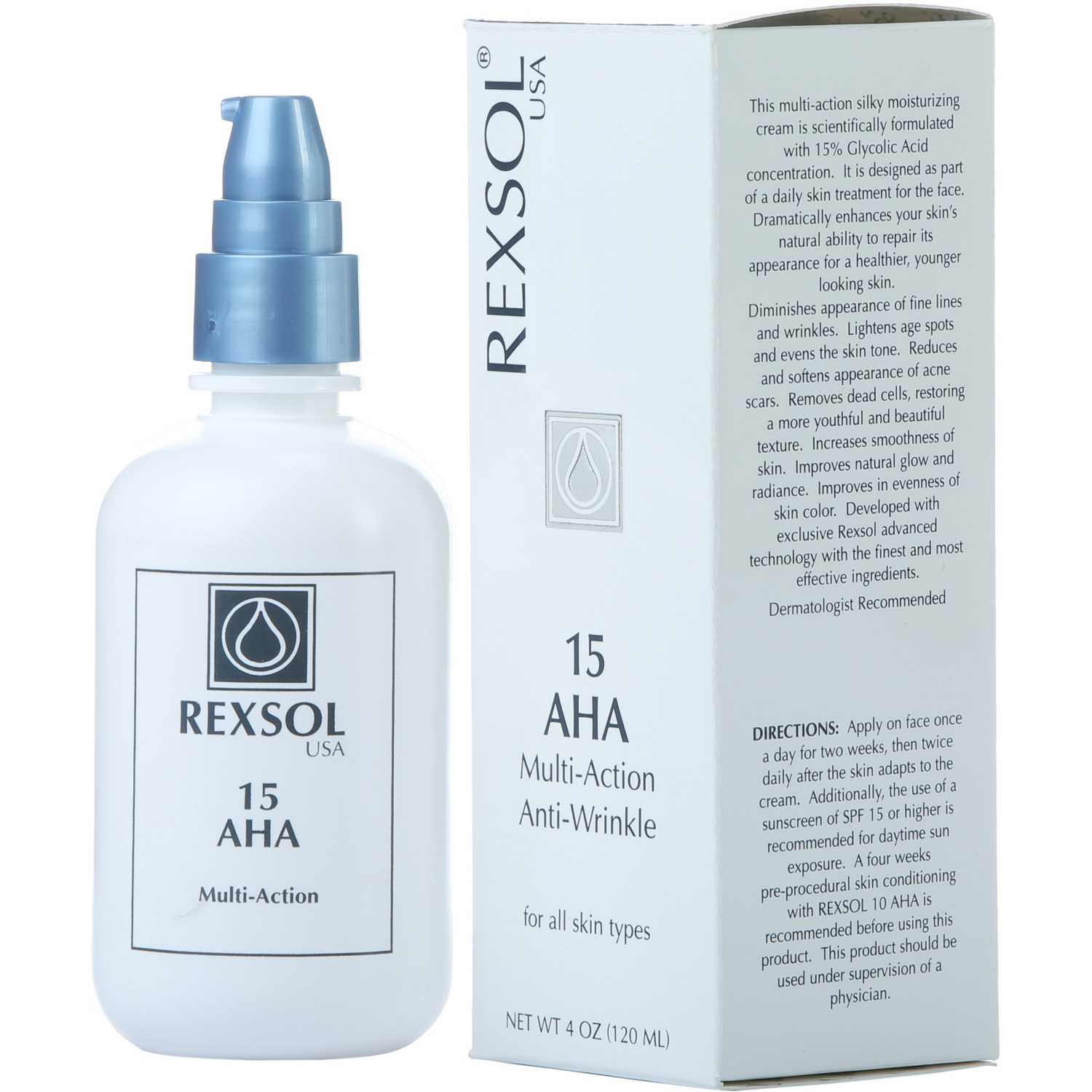 Product Image for Rexsol 15 AHA Multi-Action Anti-Wrinkle Cream 120ml