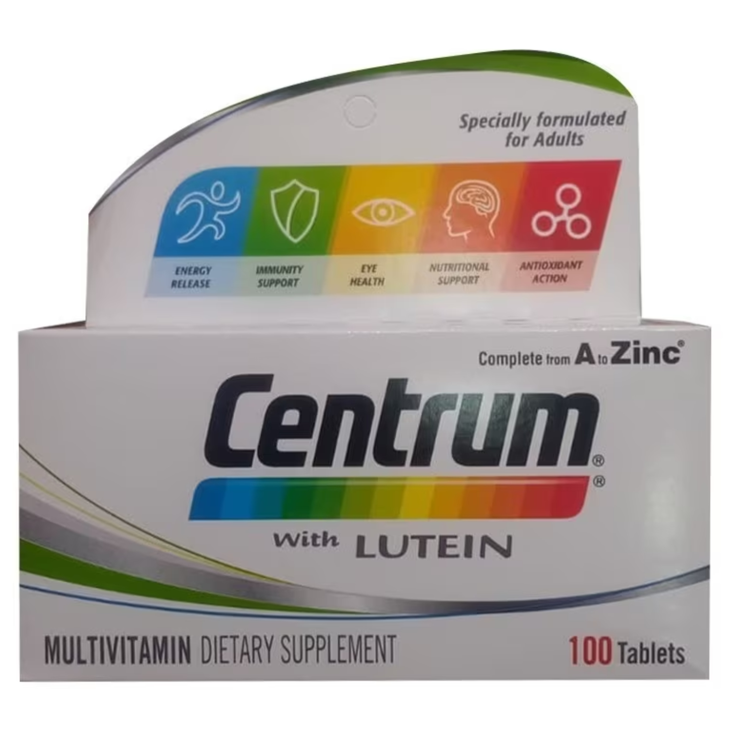 Centrum With Lutein Tablets 100's