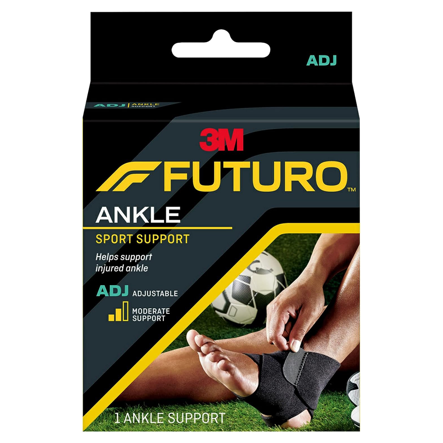 3M Futuro Precision Fit Ankle Support Adjustable Black