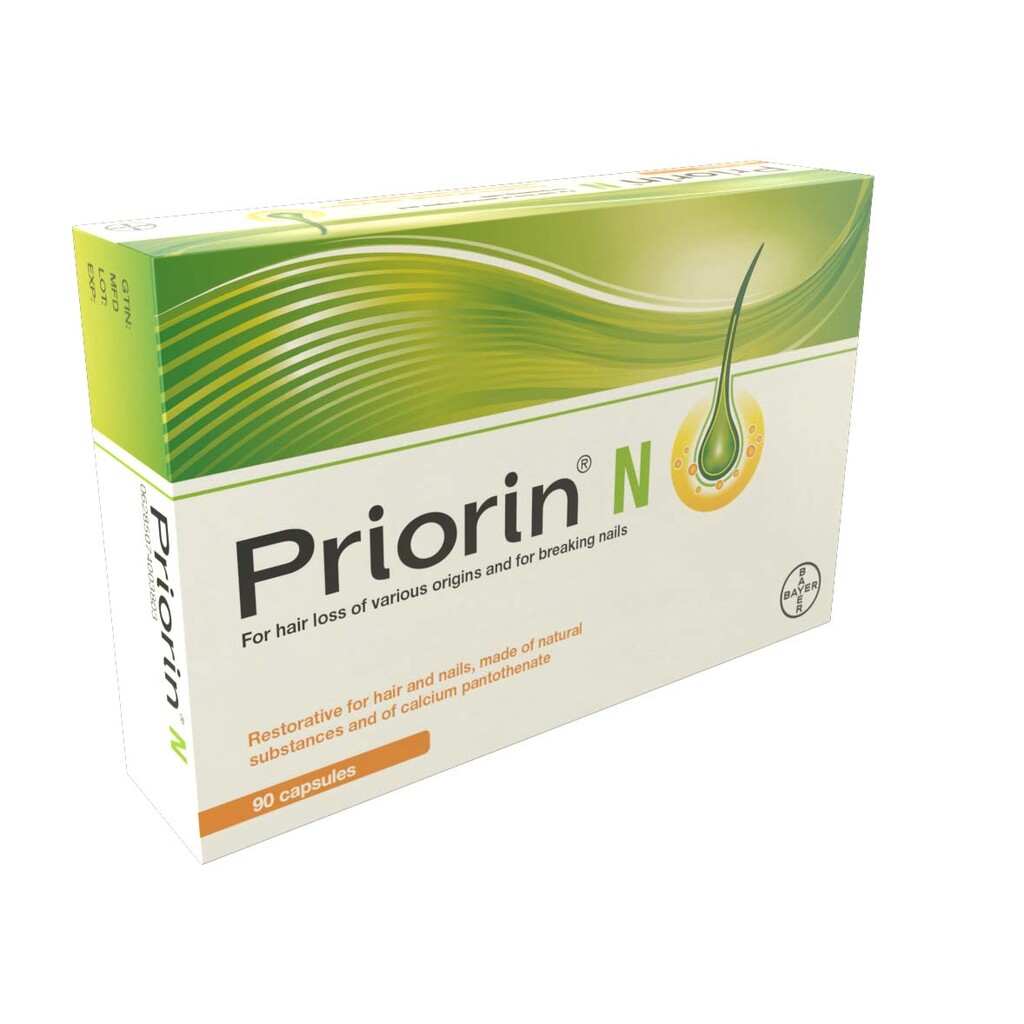 Priorin N Capsules For Hair Growth, Pack of 90's