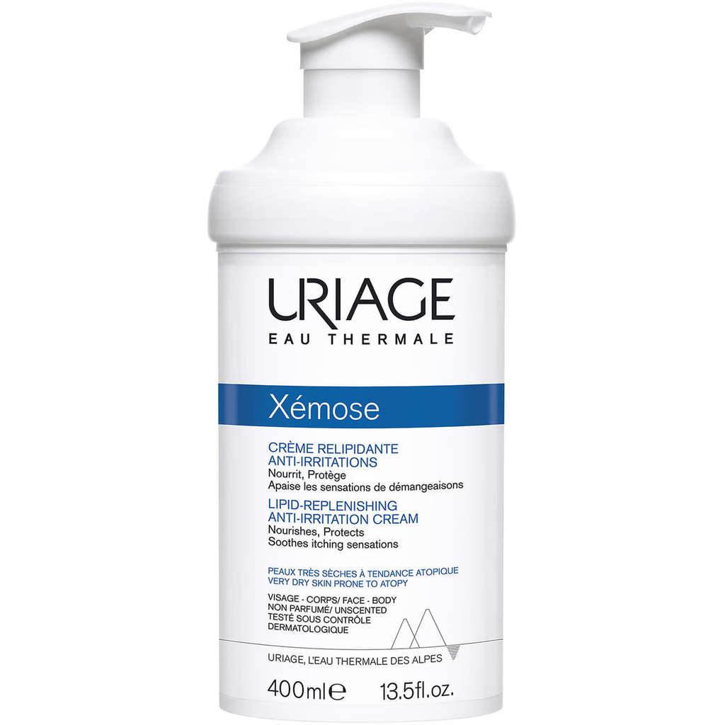 Uriage Xemose Lipid Replenishing Anti-Irritation Cream For Itchy Dry Skin 400ml