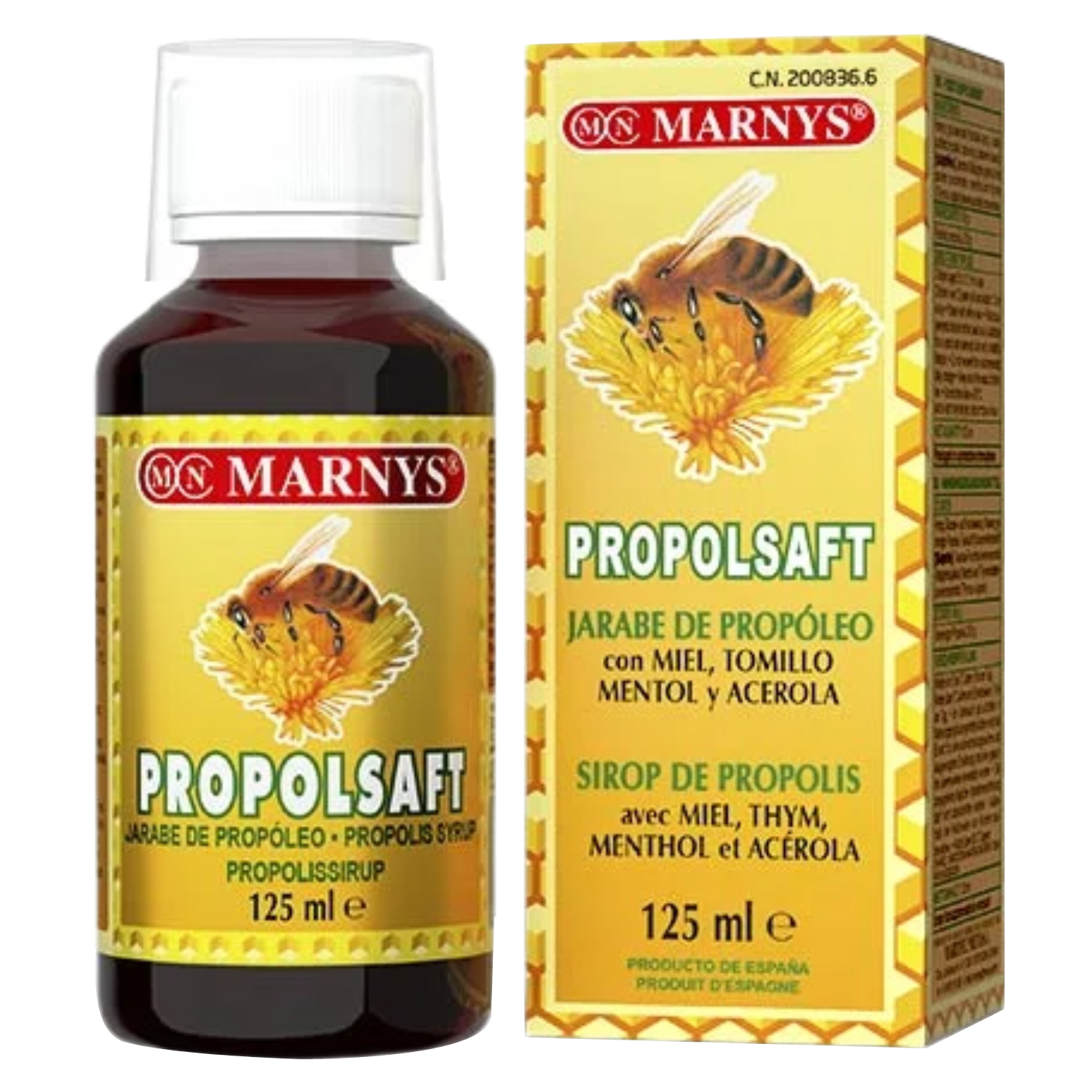 Marnys Propolsaft Propolis Syrup With Honey 125ml