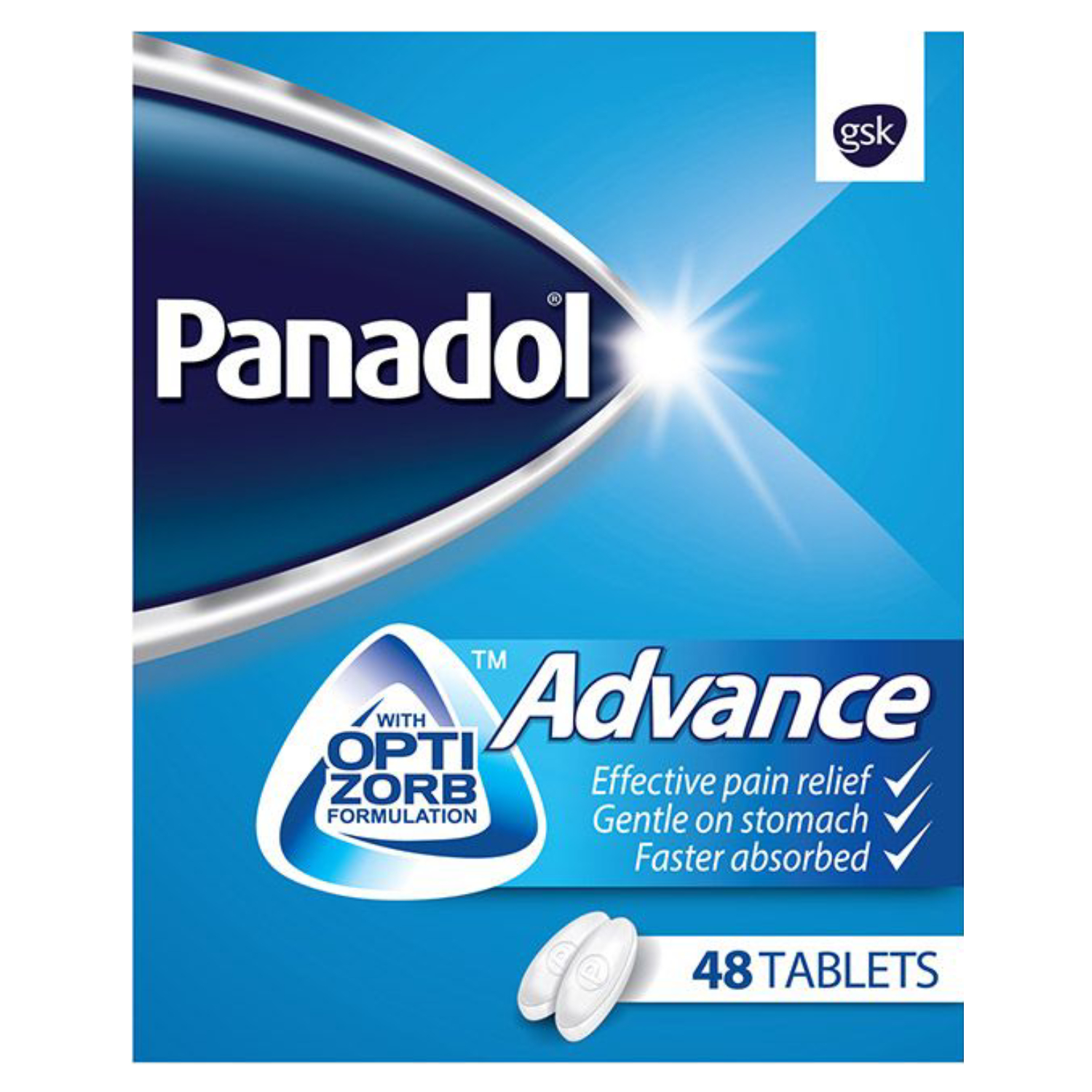 Back Image for Panadol Advance Optizorb Tablets 48's