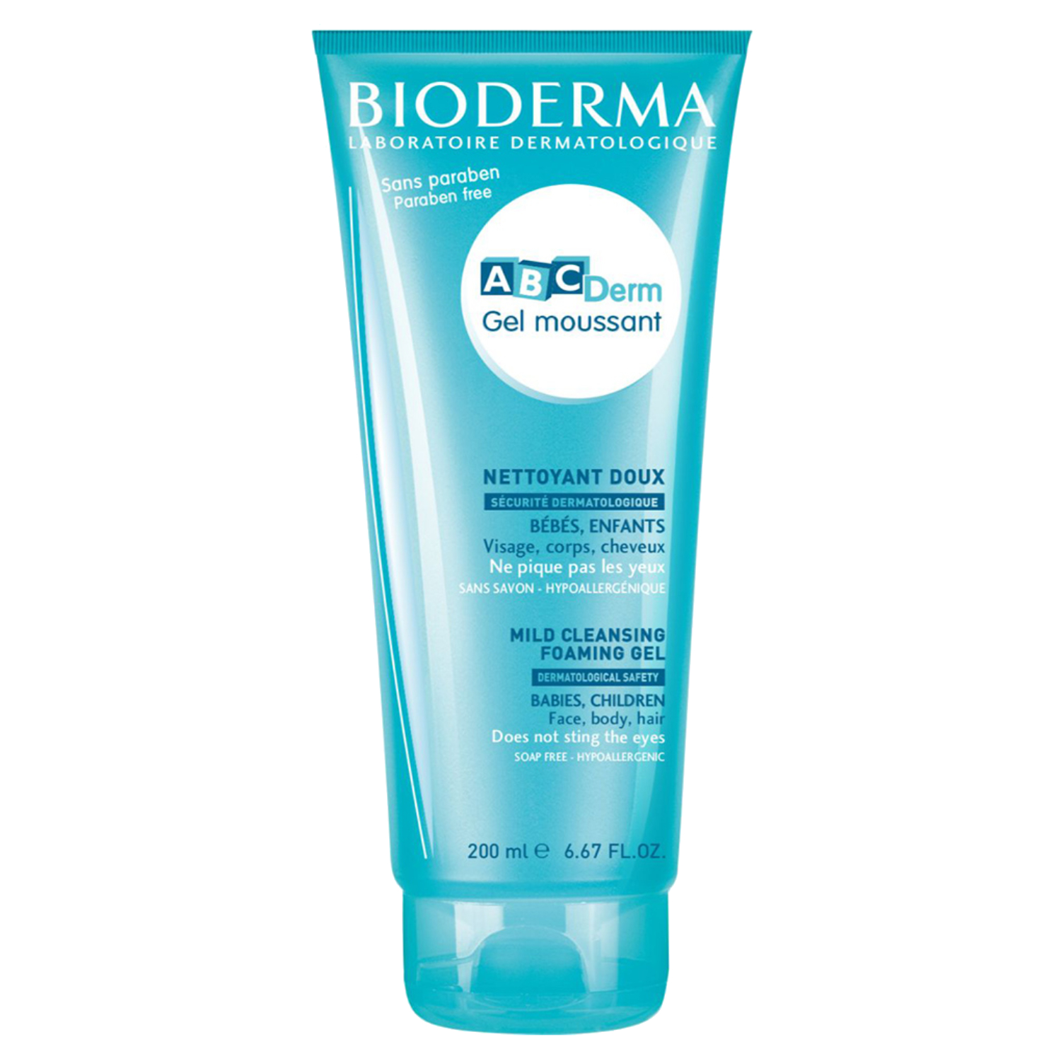 Bioderma ABCDerm Moussant Ultra-Gentle Soap-Free Baby Bathing Gel 200ml