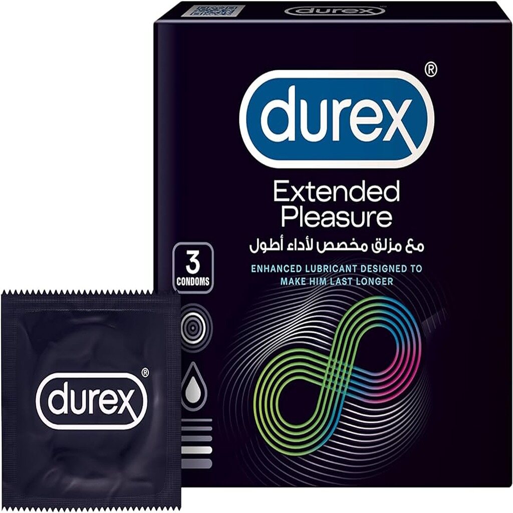 Durex Extended Pleasure Condoms 3s