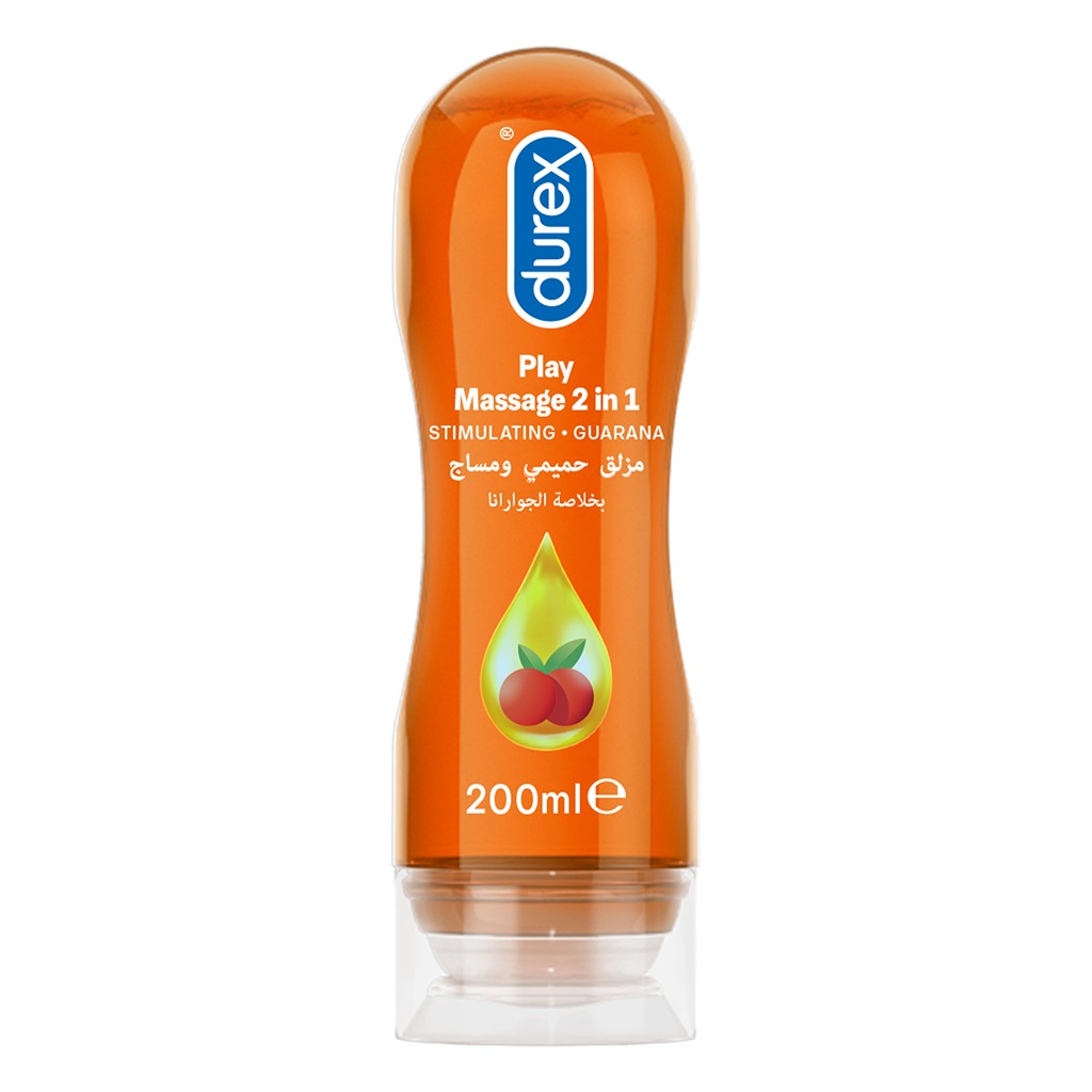 Durex Play Stimulating Massage 2in1 Lube Arousing Gel, Guarana 200ml