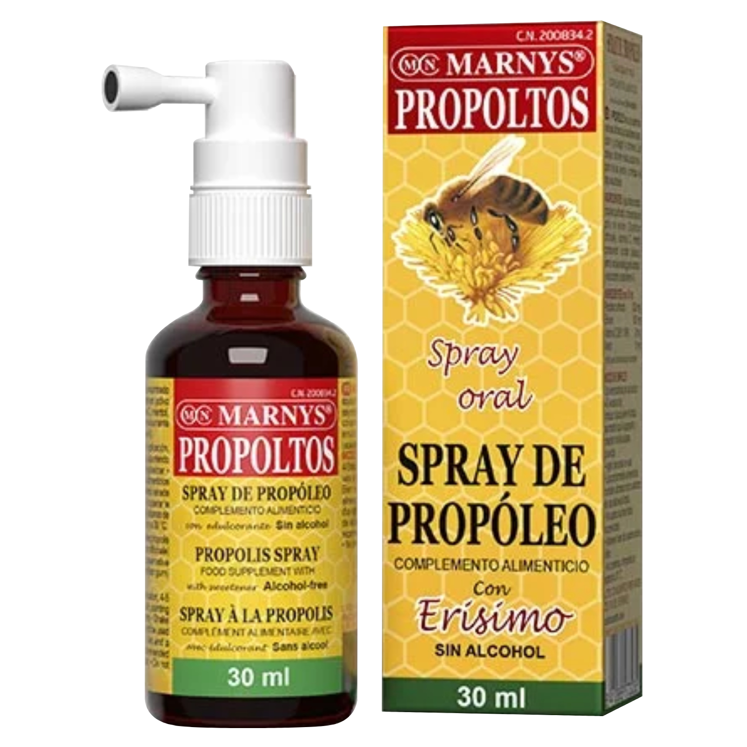 Marnys Propoltos Propolis Mouth Spray For Throat Discomfort 30ml