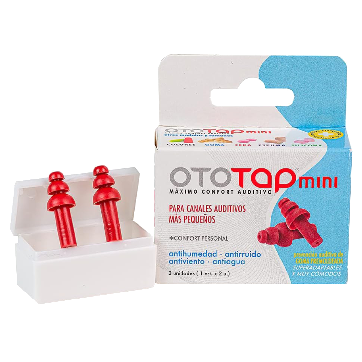 OtoTap Mini Ear Plugs Rubber 2's