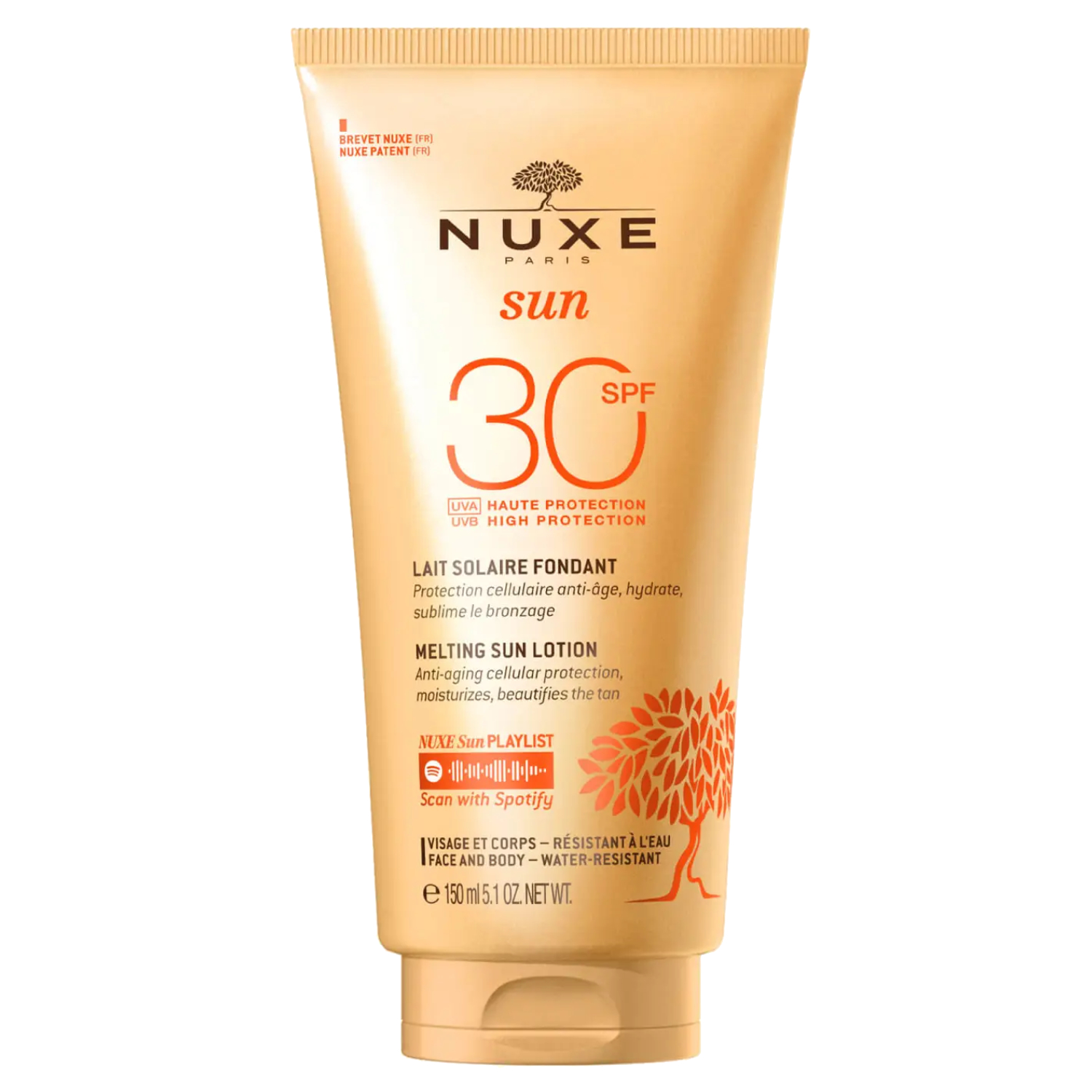 Nuxe Sun Delicious Lotion For Face and Body SPF30 150ml