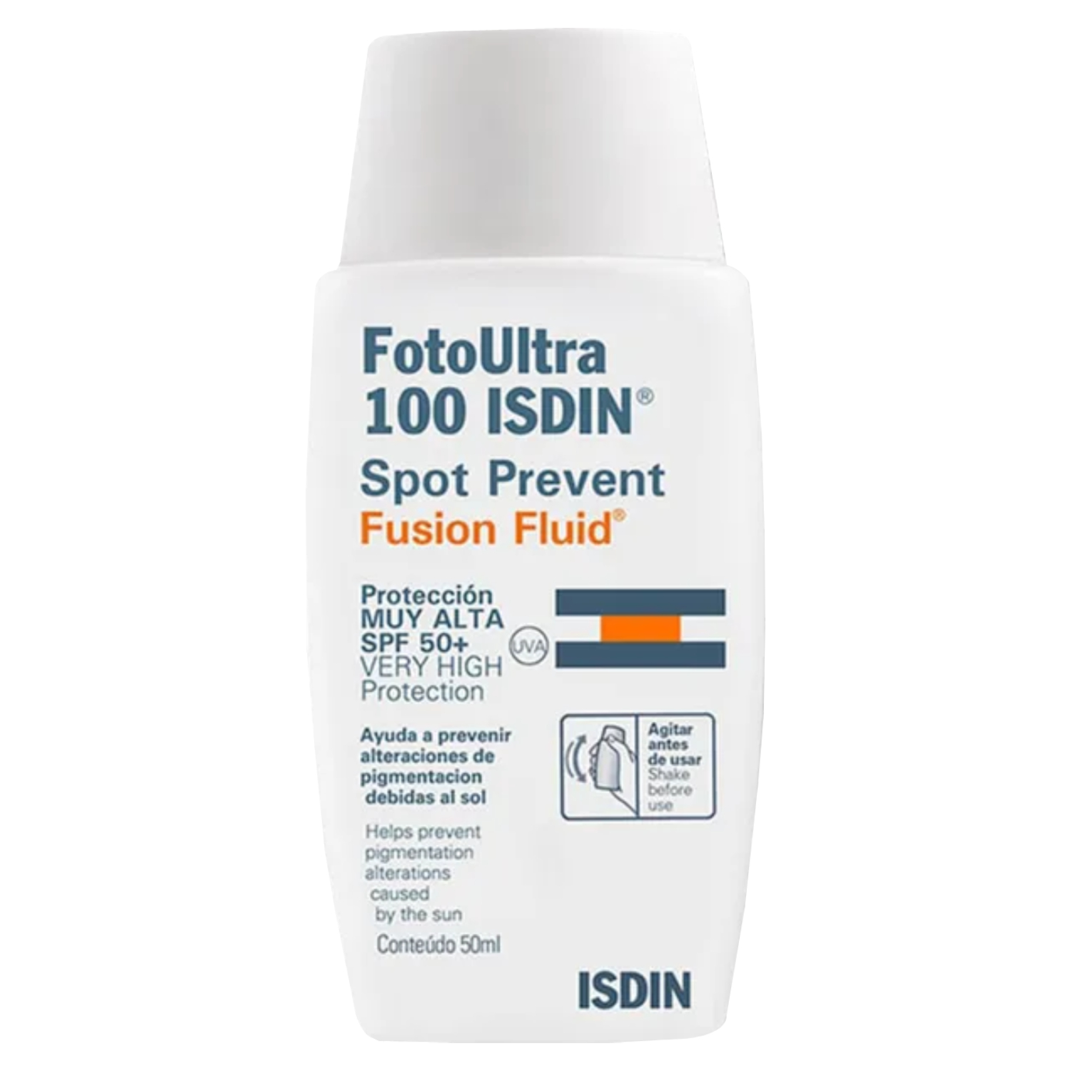 Isdin FotoUltra 100 Spot Prevent SPF 50+ Fusion Fluid Sunscreen 50ml
