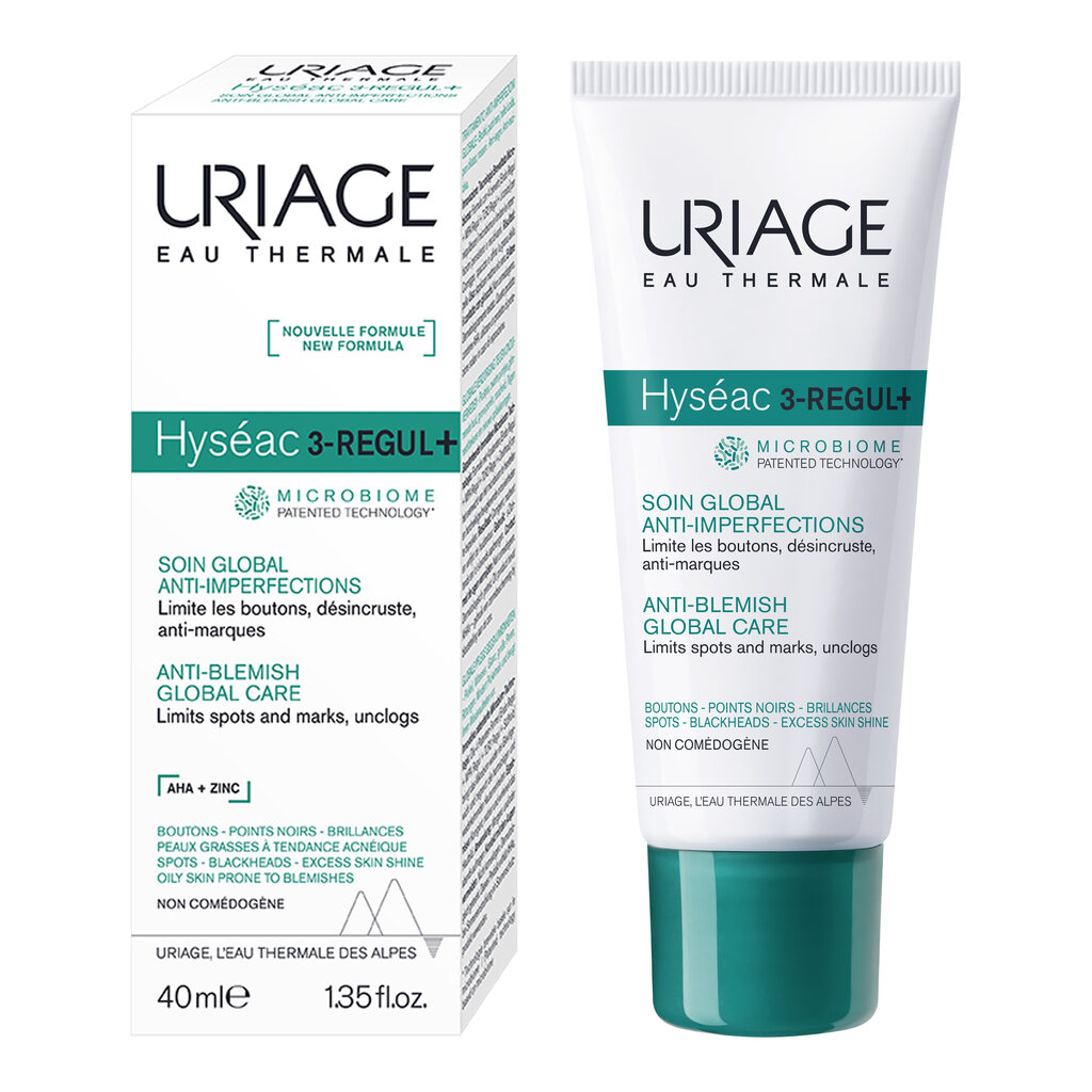 Uriage Hyseac 3-Regul+ Anti-Blemish Care With AHA For Dark Spots 40ml