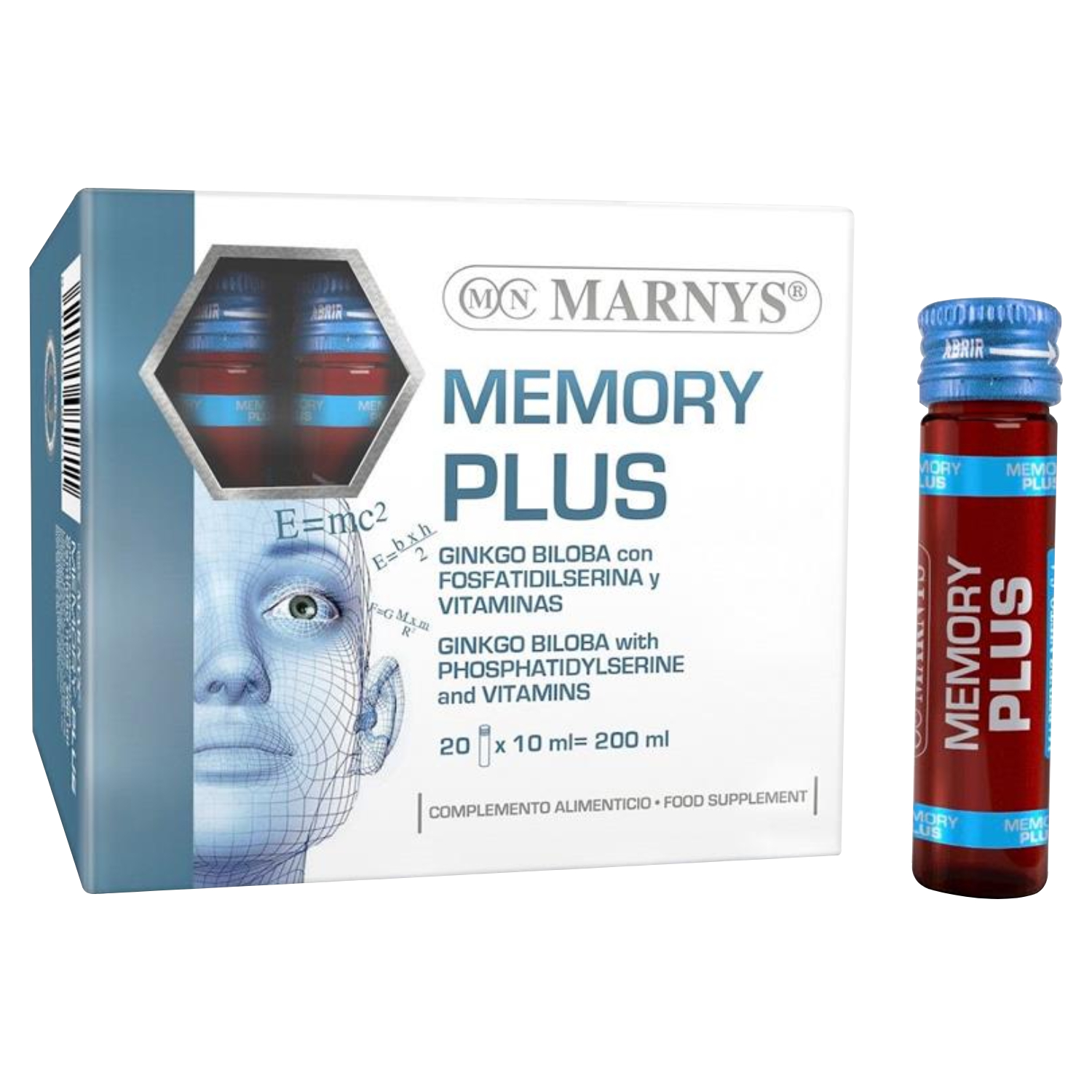 Marnys Memory Plus Vials 20's