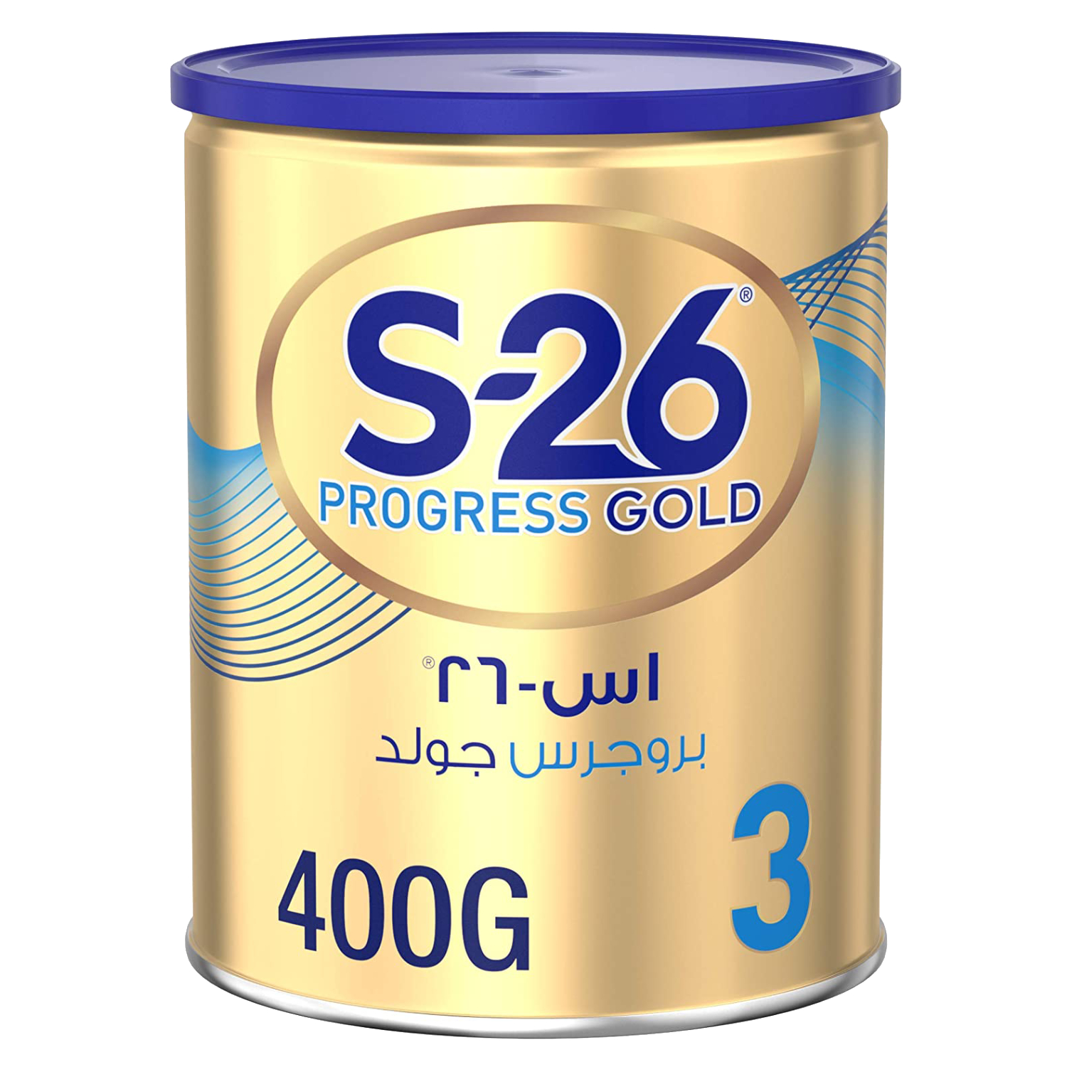 Wyeth Nutrition S26 Progress Gold Stage 3 1-3 Years Premium Milk Powder Tin for Toddlers 400g