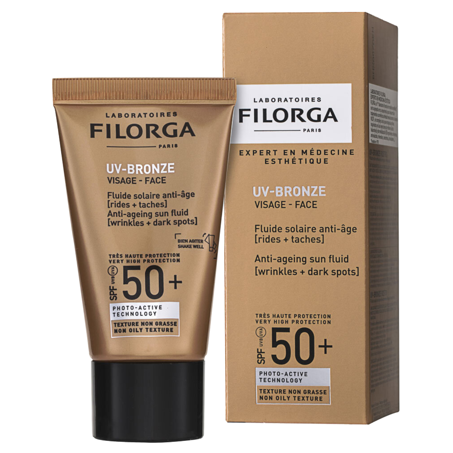 Filorga UV-Bronze SPF50+ Anti-Ageing Sun Fluid For Face 40ml