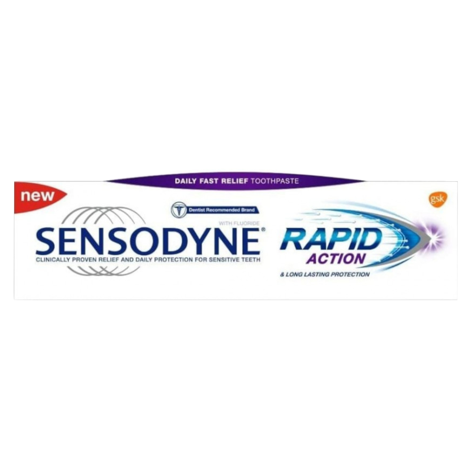 Back Image for Sensodyne Rapid Action Toothpaste 75ml