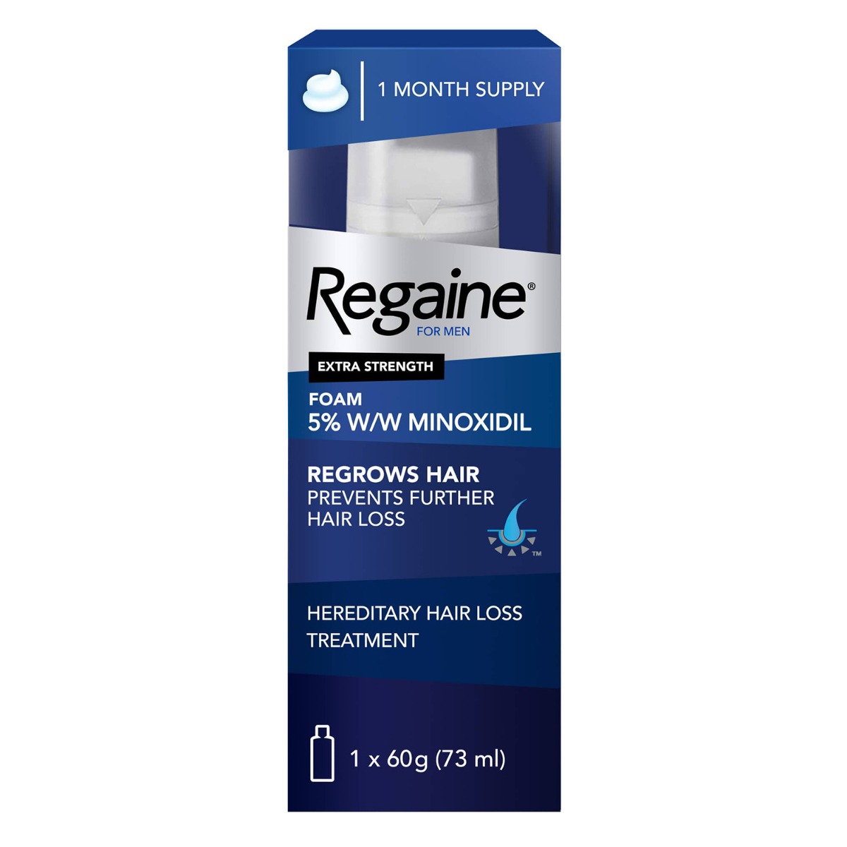 Regaine® For Men Extra Strength Scalp Foam 5% 73ml