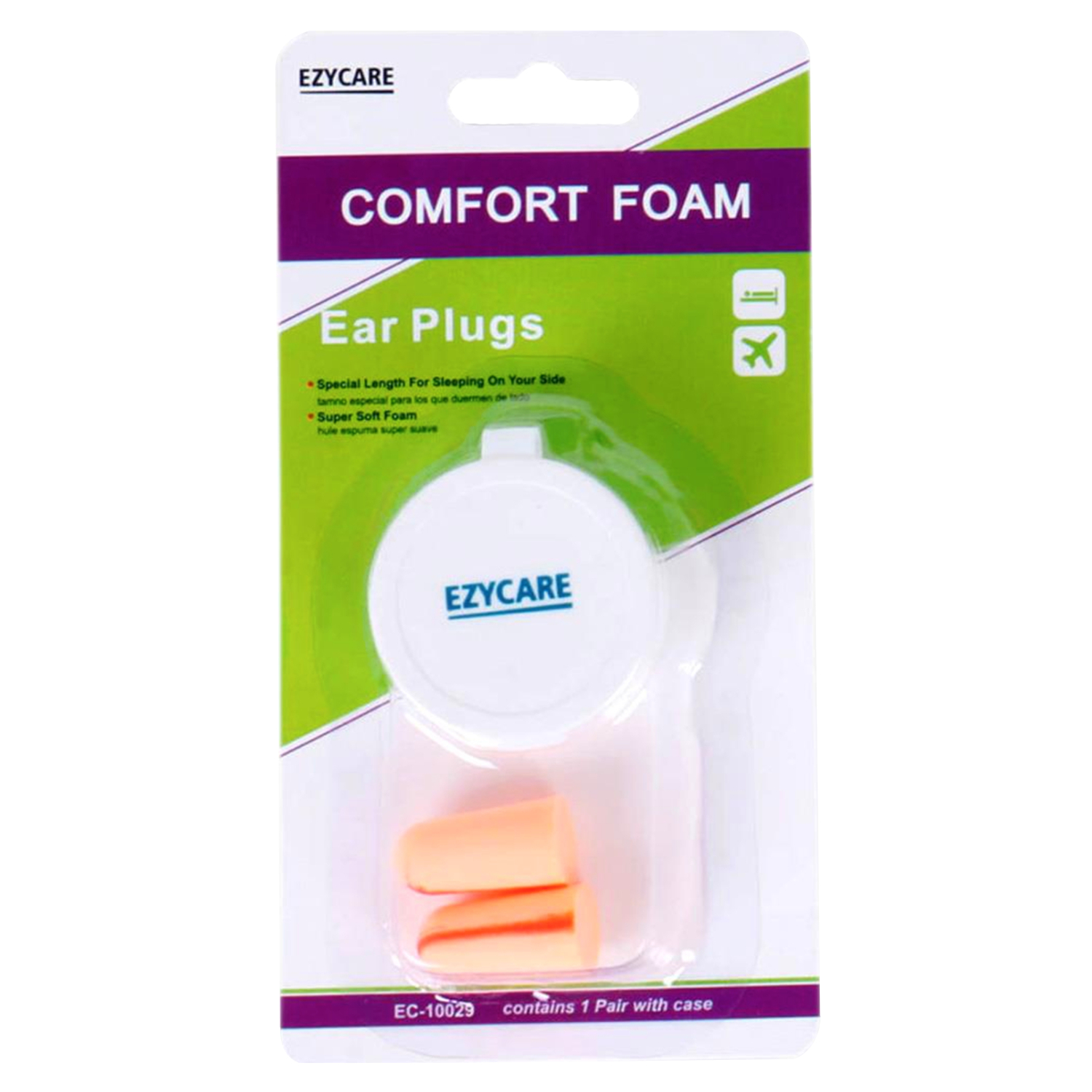 Ezycare Comfort Foam Ear Plug 2's