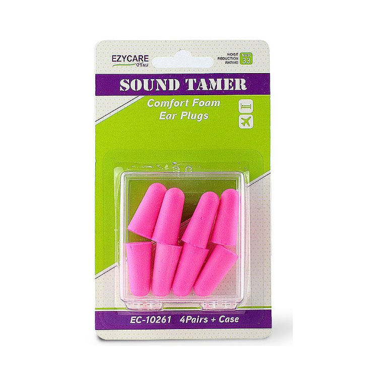 Ezycare Sound Tamer Comfort Foam Ear Plugs 8's