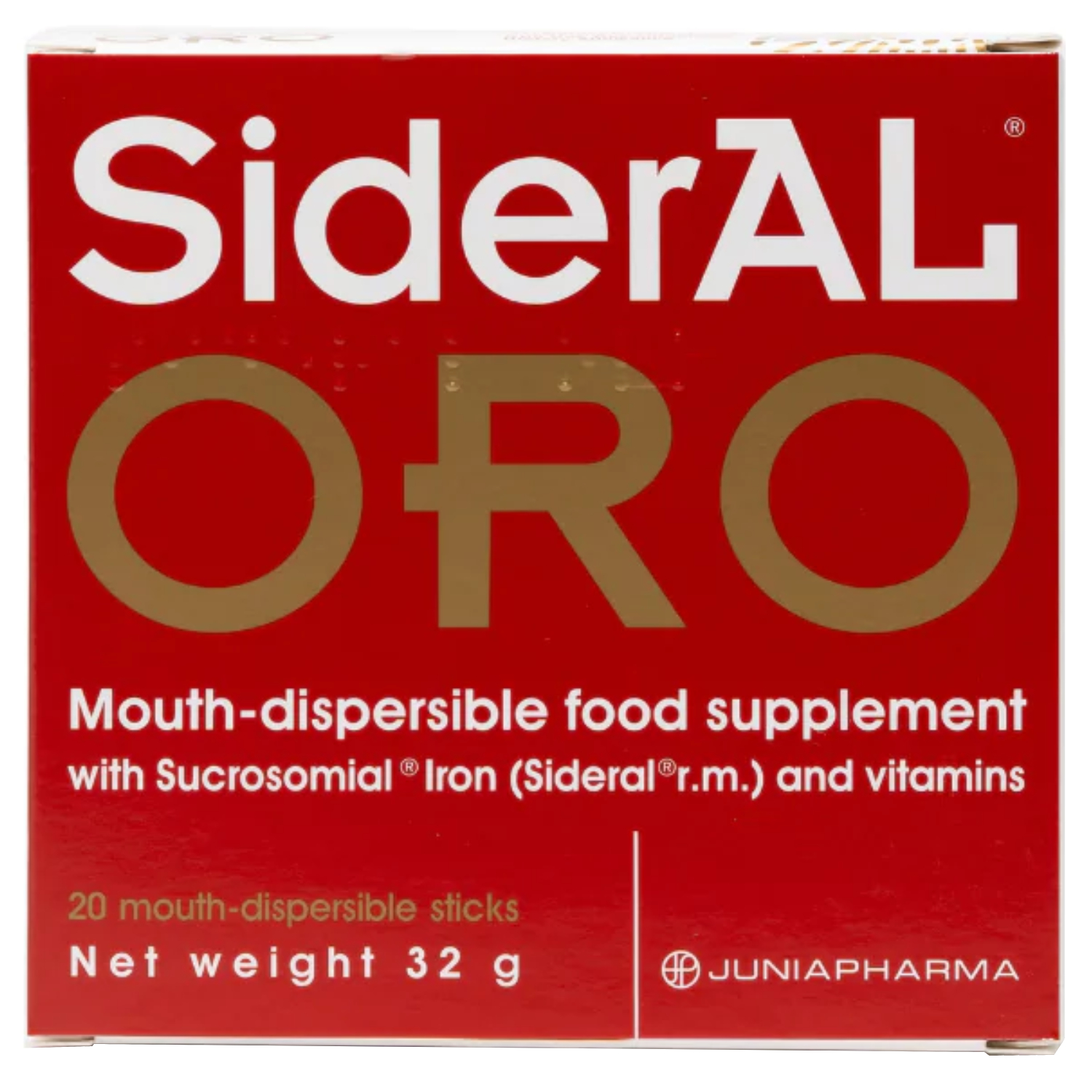 Sideral ORO Mouth Dispersible Food Supplement Sachets 20's
