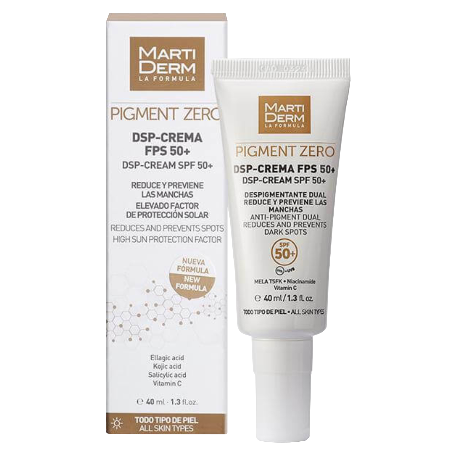 Martiderm Fps 50+Depigmenting Cream 40ml