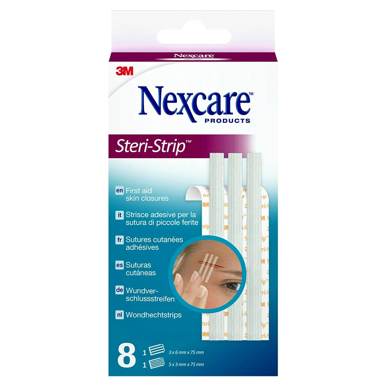 Nexcare Steri-Strip Skin Closure 8's