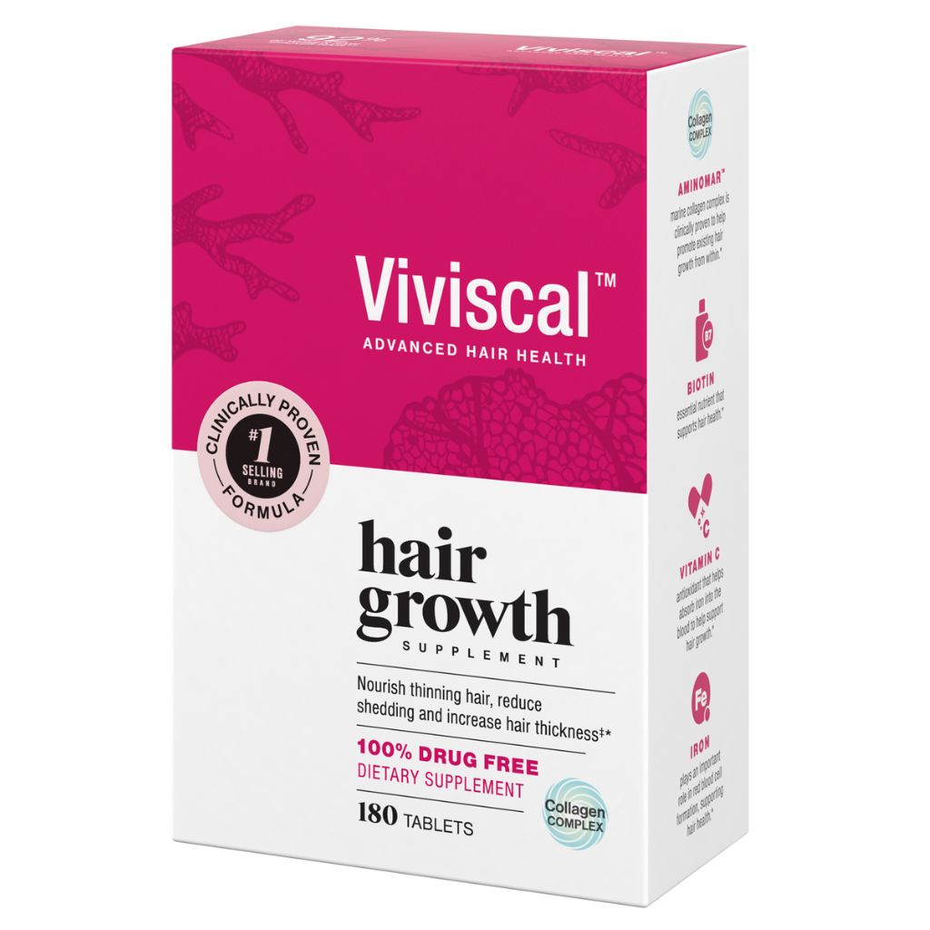 Viviscal Advanced Hair Growth Supplement Tablets For Women, Pack of 180s