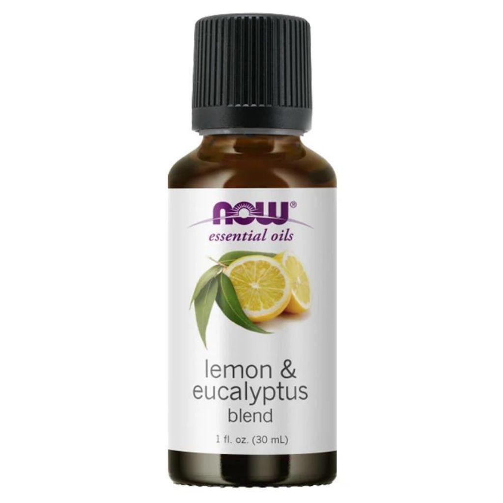 Now Essential Oils Lemon & Eucalyptus Blend For Aromatherapy 30ml