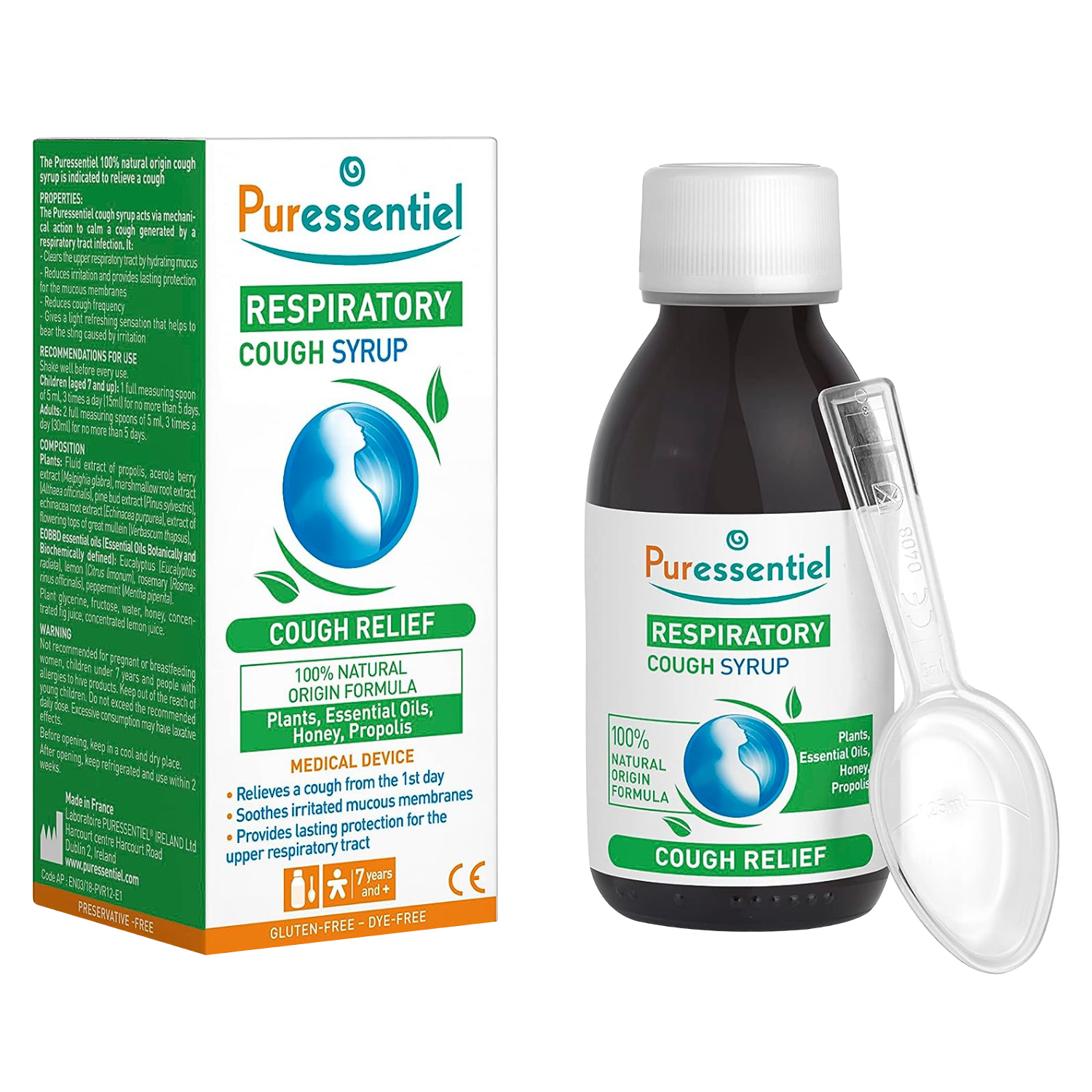 Puressentiel Respiratory Cough Syrup 125ml