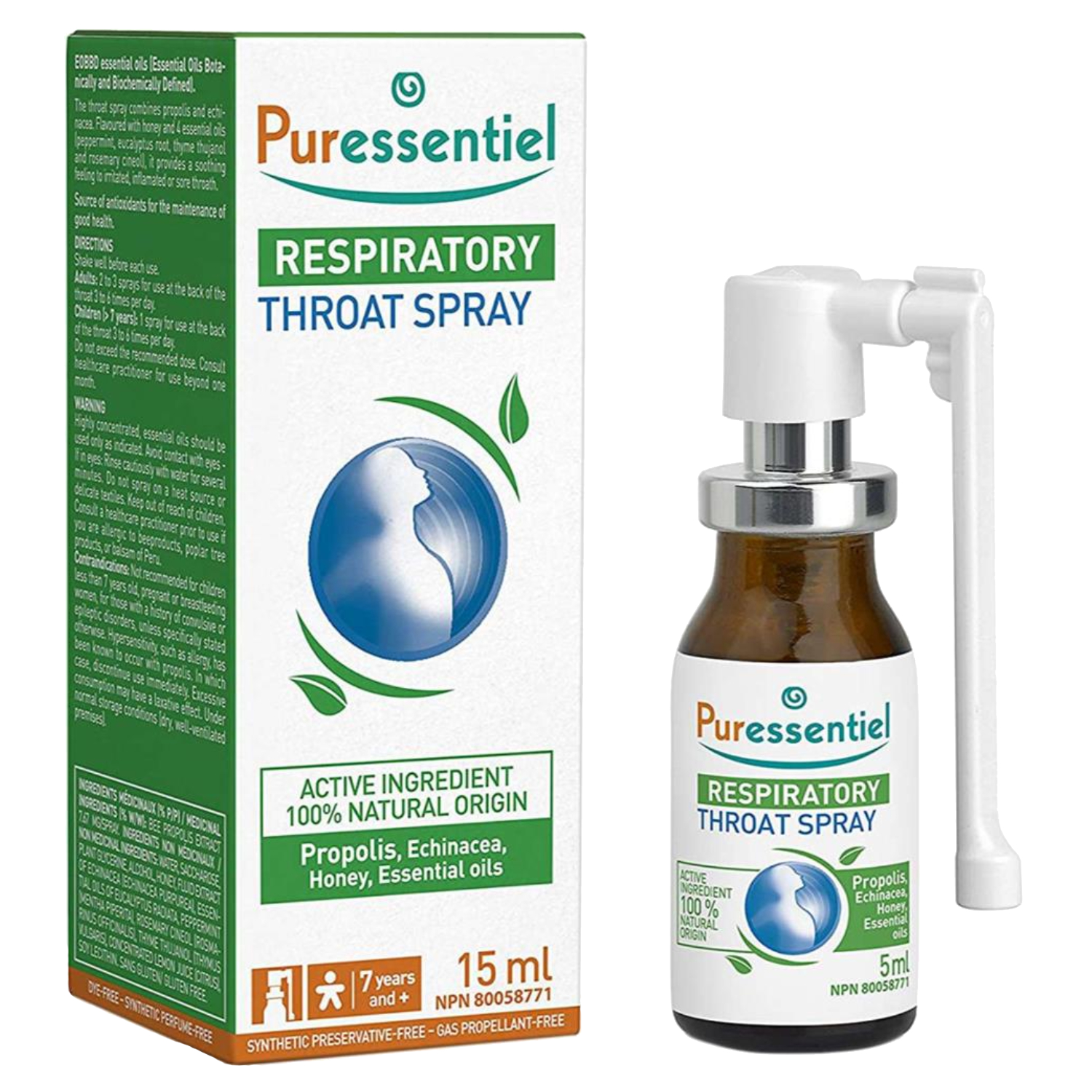Puressentiel Respiratory Throat Spray 15ml
