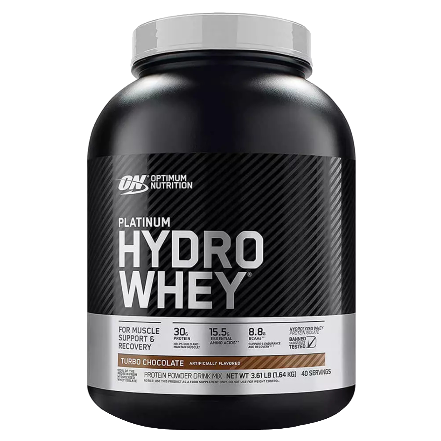Optimum Nutrition Platinum 100% Hydro-Whey Protein Isolate, Turbo Chocolate 1.59kg