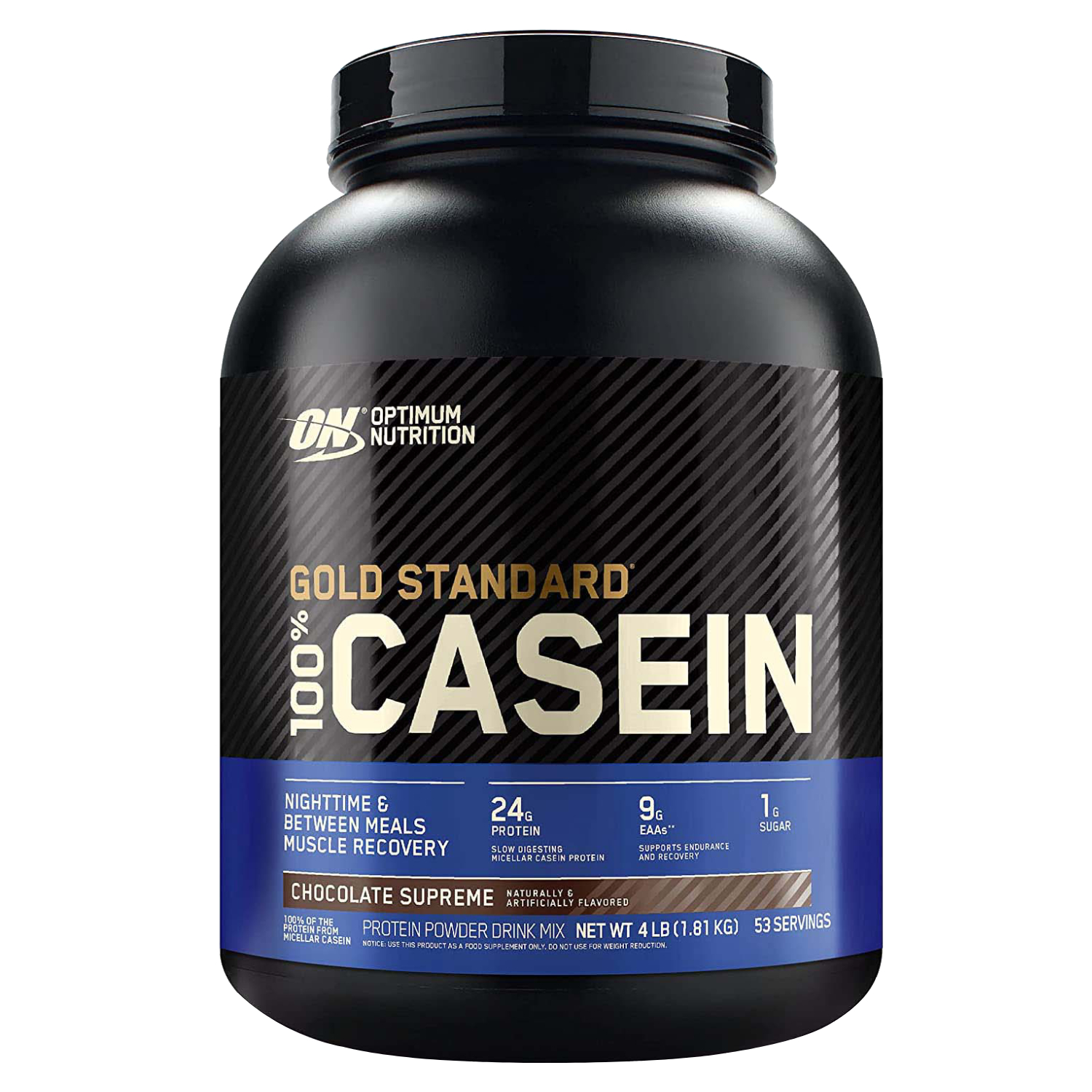 Optimum Nutrition Gold Standard 100% Casein Protein Powder, Chocolate Supreme 1.82kg
