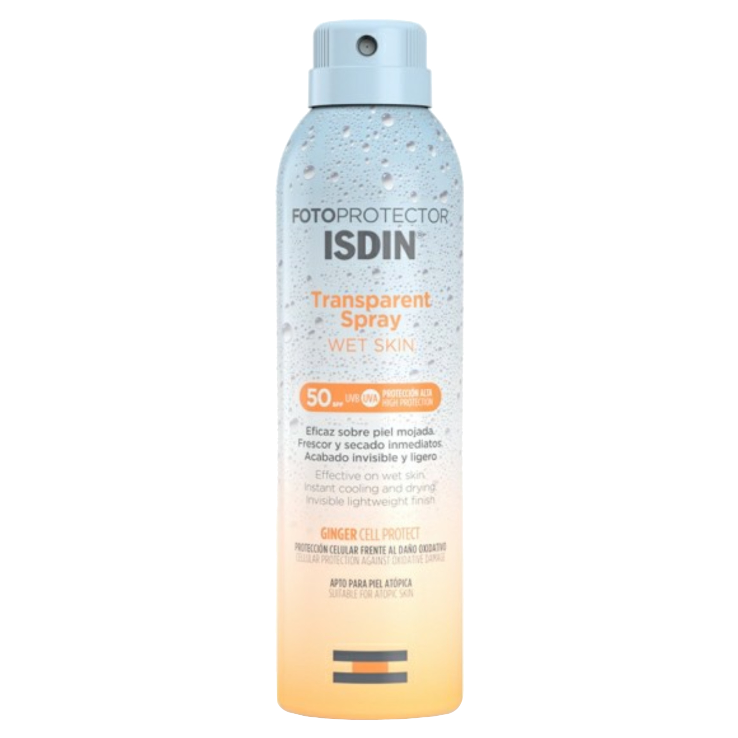 Back Image for Isdin Fotoprotector Transparent Spray Wet Skin SPF50+ 250ml