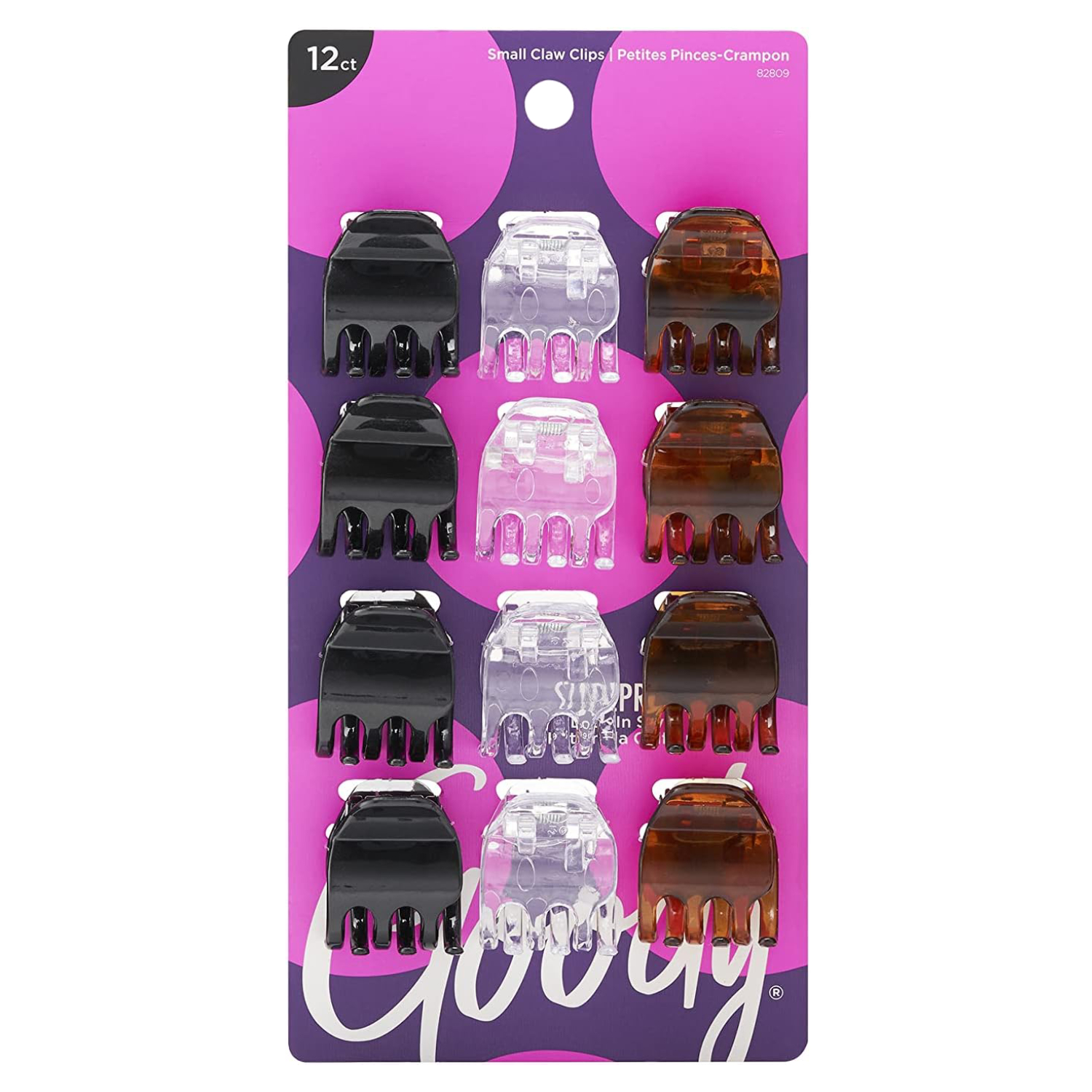 Back Image for Goody Classics Small Half Claw Clip 12's
