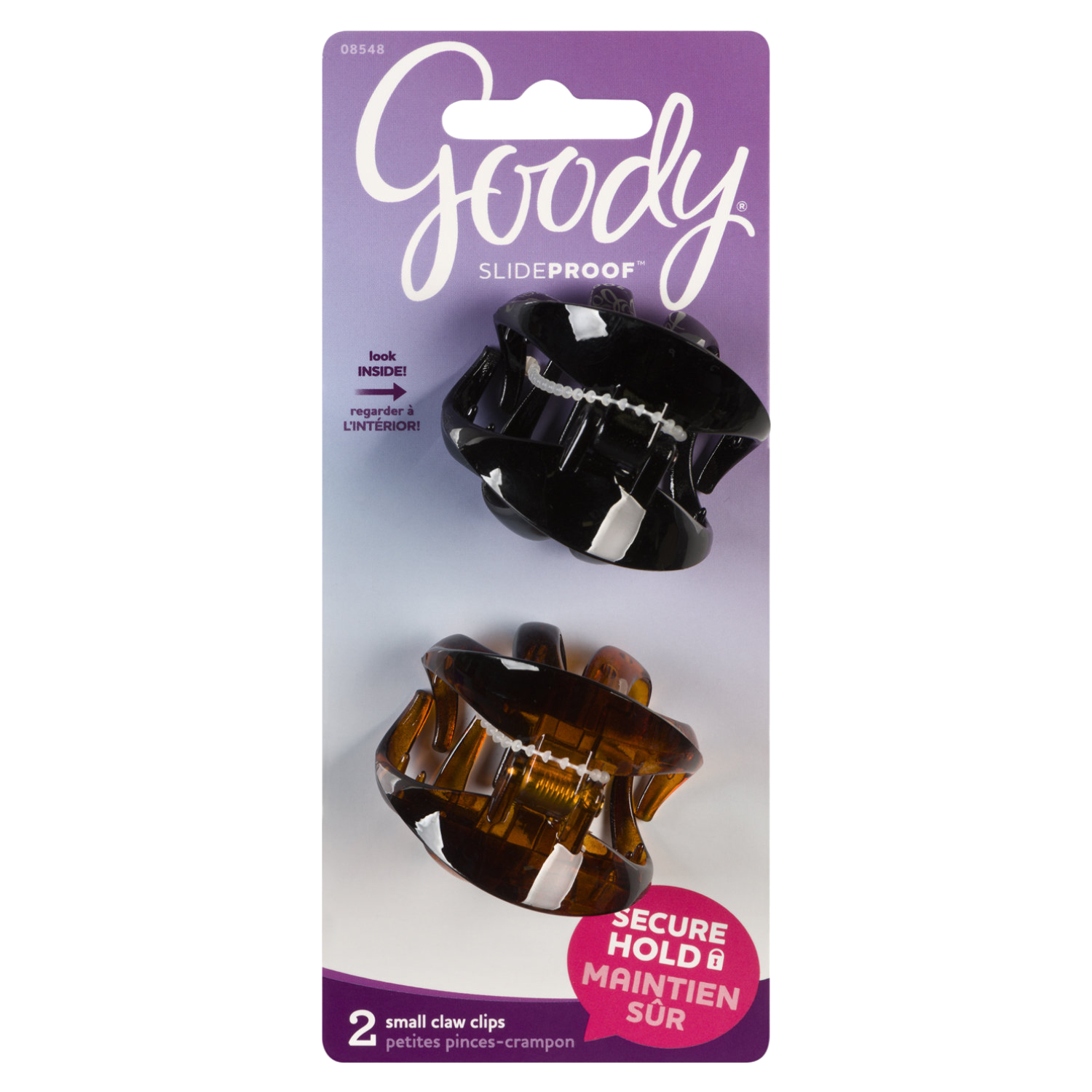 Back Image for Goody Slideproof Wingless Small Claw Clip 2's