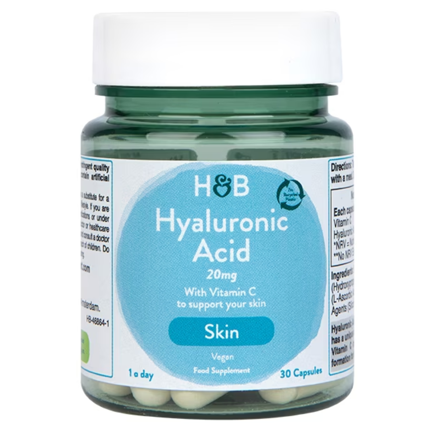 Holland & Barrett Hyaluronic Acid 20mg 30 Capsules