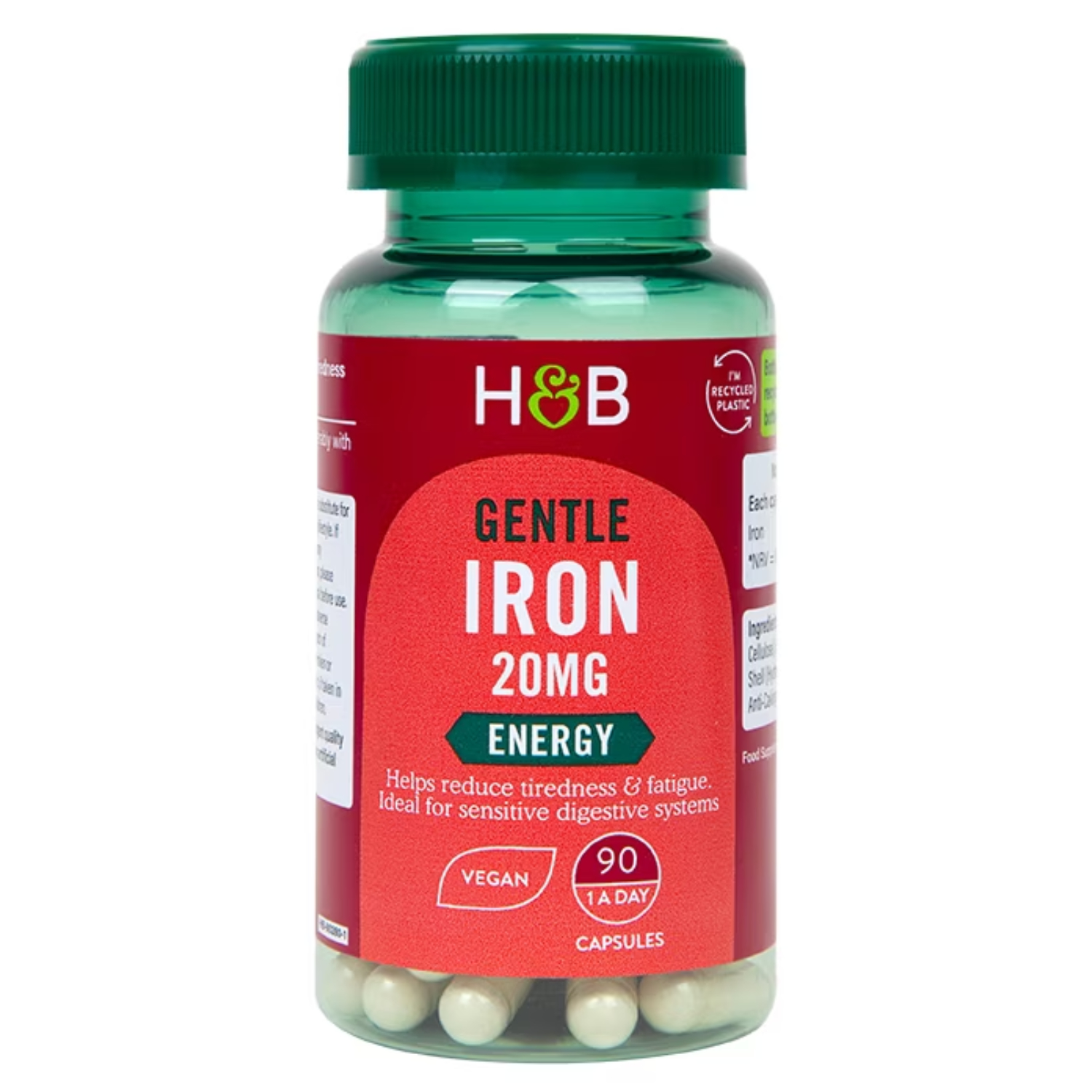 Holland & Barrett Gentle Iron 20mg 90 Capsules