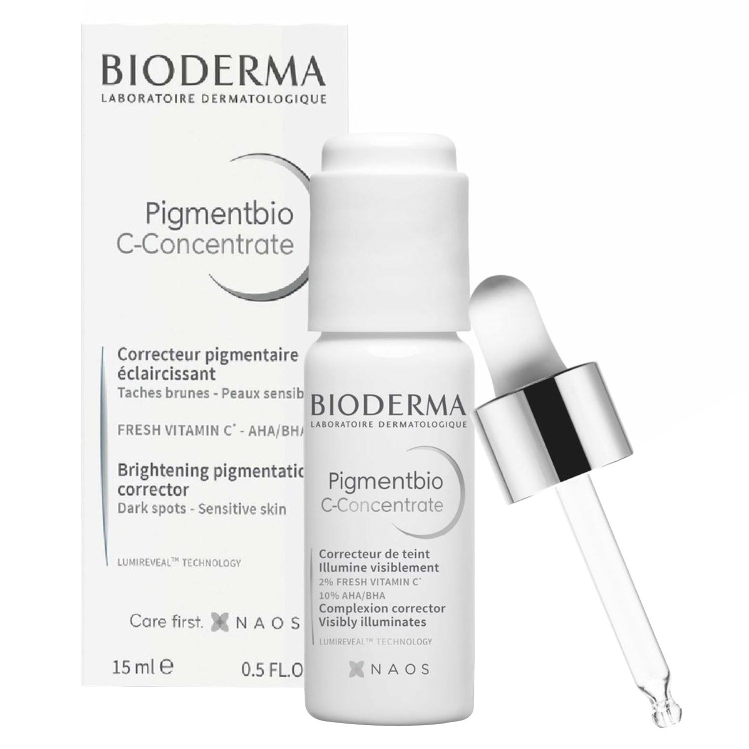 Bioderma Pigmentbio C-Concentrate, Brightening Vitamin C Serum 15ml